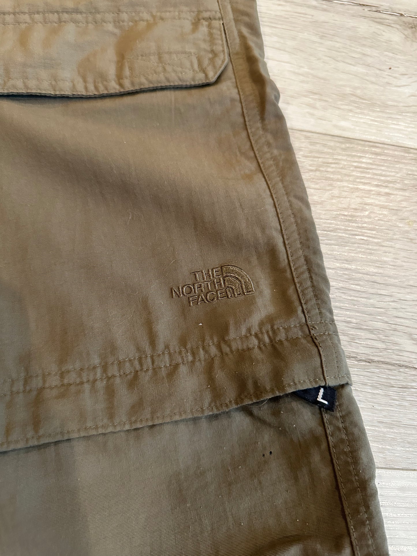 Baggy North face cargo pants (turn into shorts)