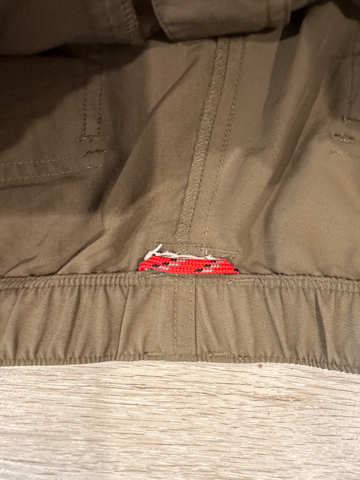 Baggy North face cargo pants (turn into shorts)