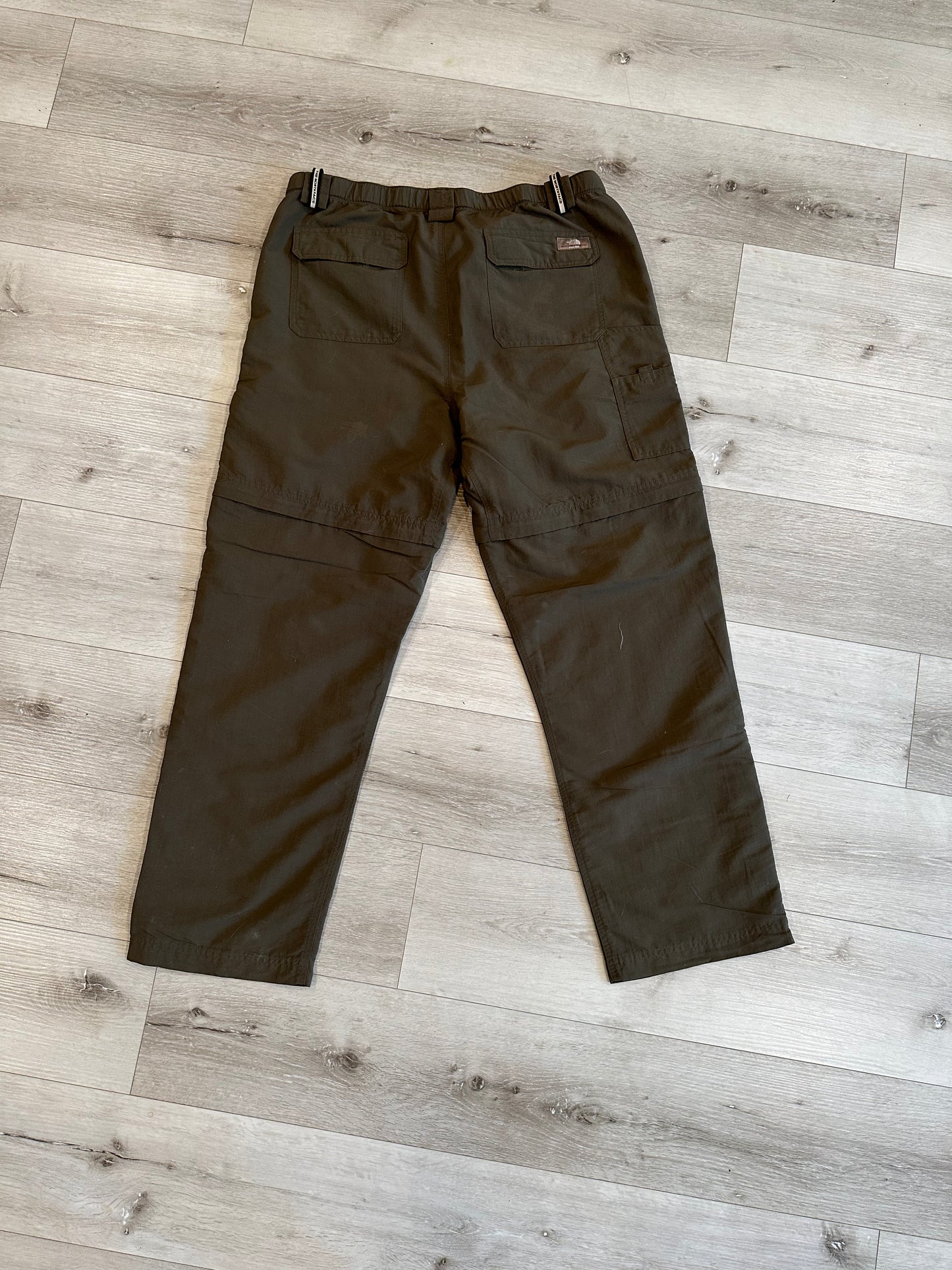 Baggy North face cargo pants (turn into shorts)