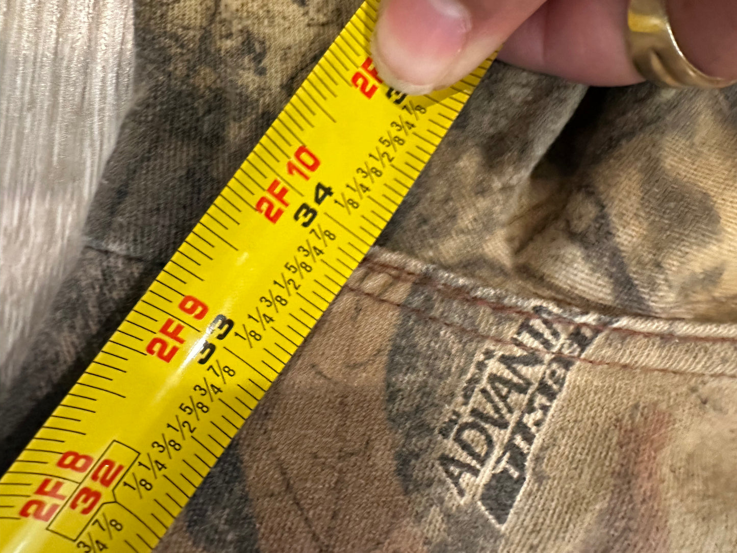 Baggy real tree camp cargo pants