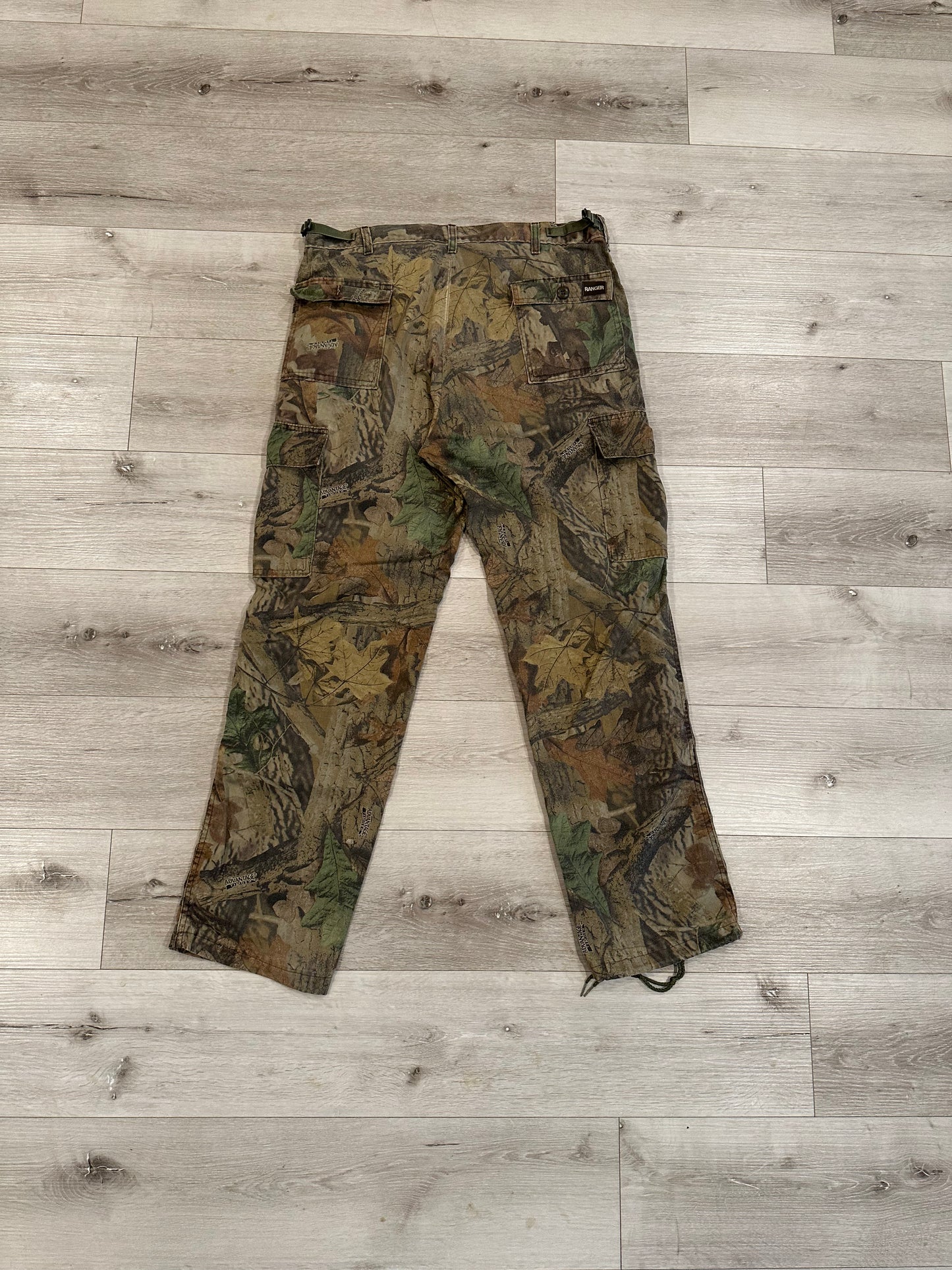 Baggy real tree camp cargo pants