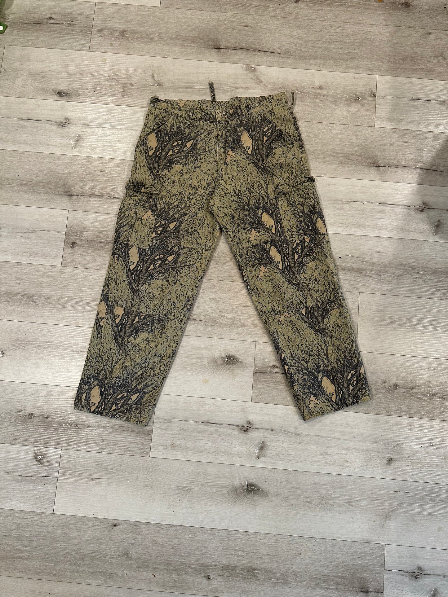 Baggy real tree camp cargo pants