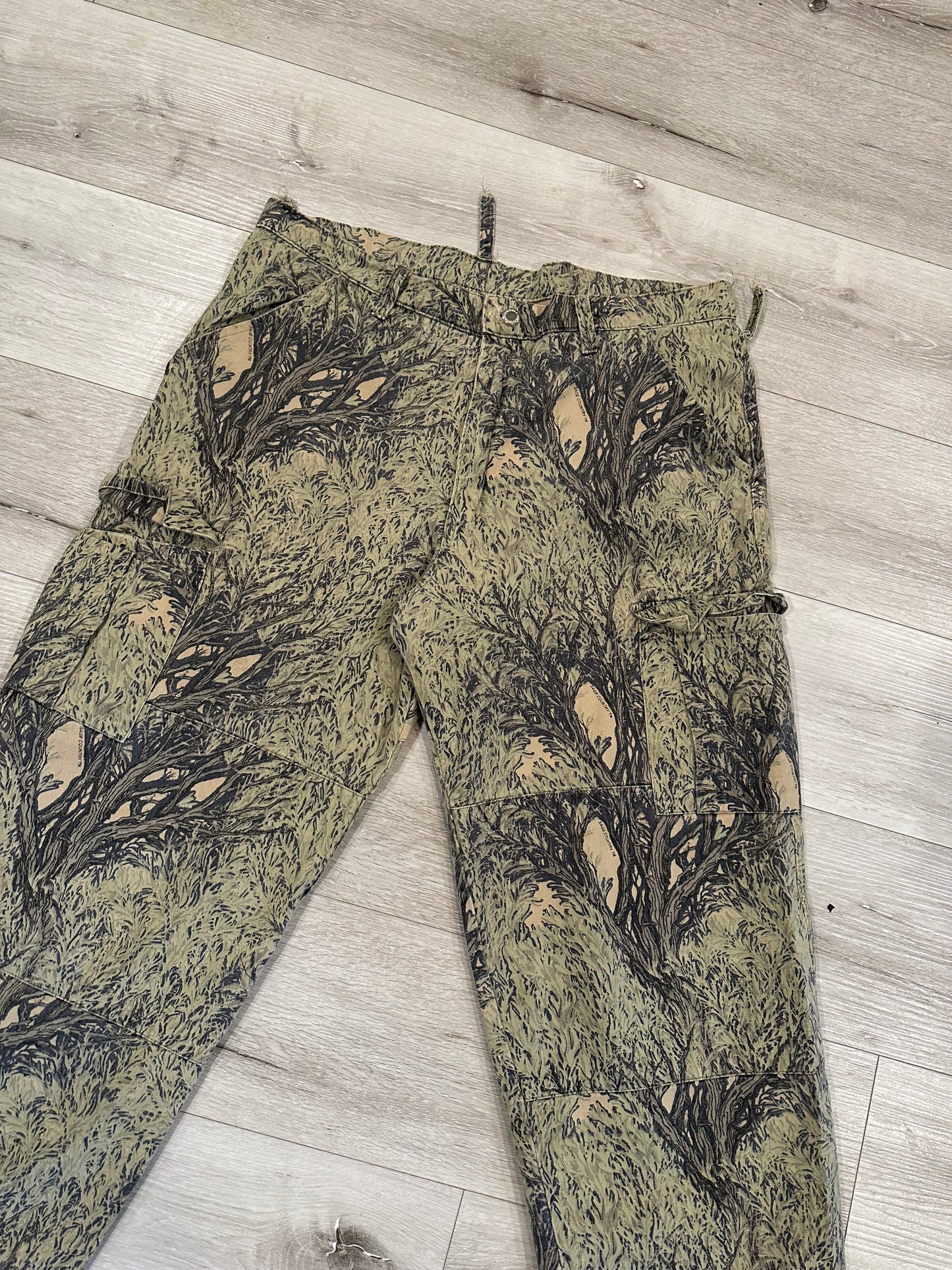 Baggy real tree camp cargo pants