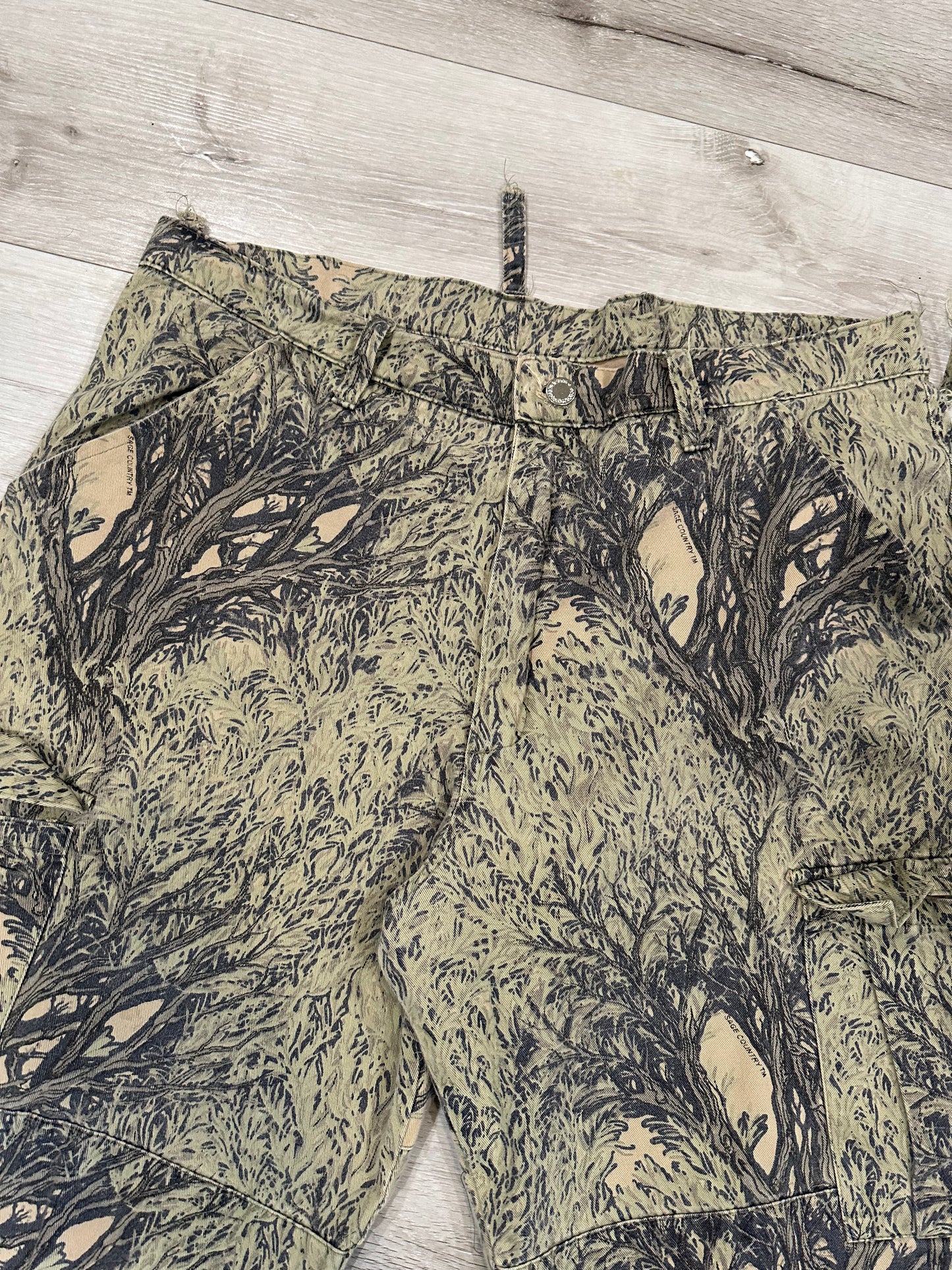 Baggy real tree camp cargo pants