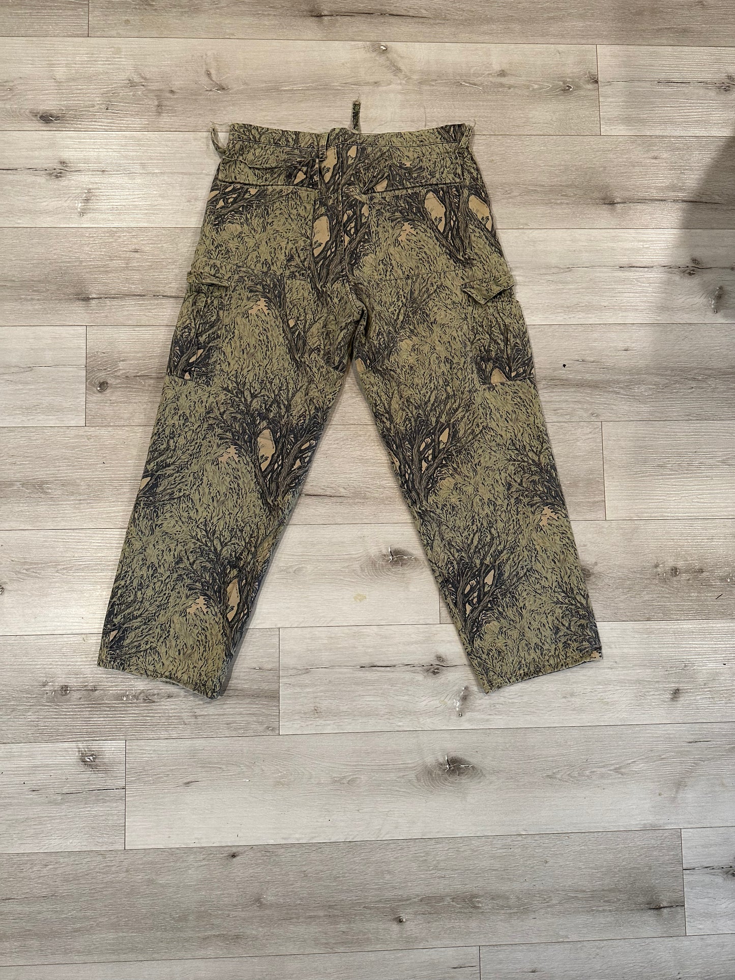 Baggy real tree camp cargo pants