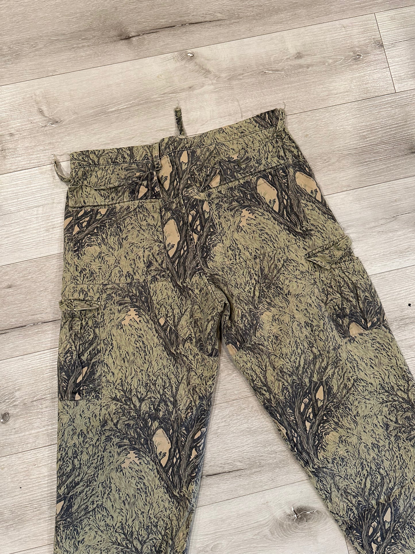 Baggy real tree camp cargo pants