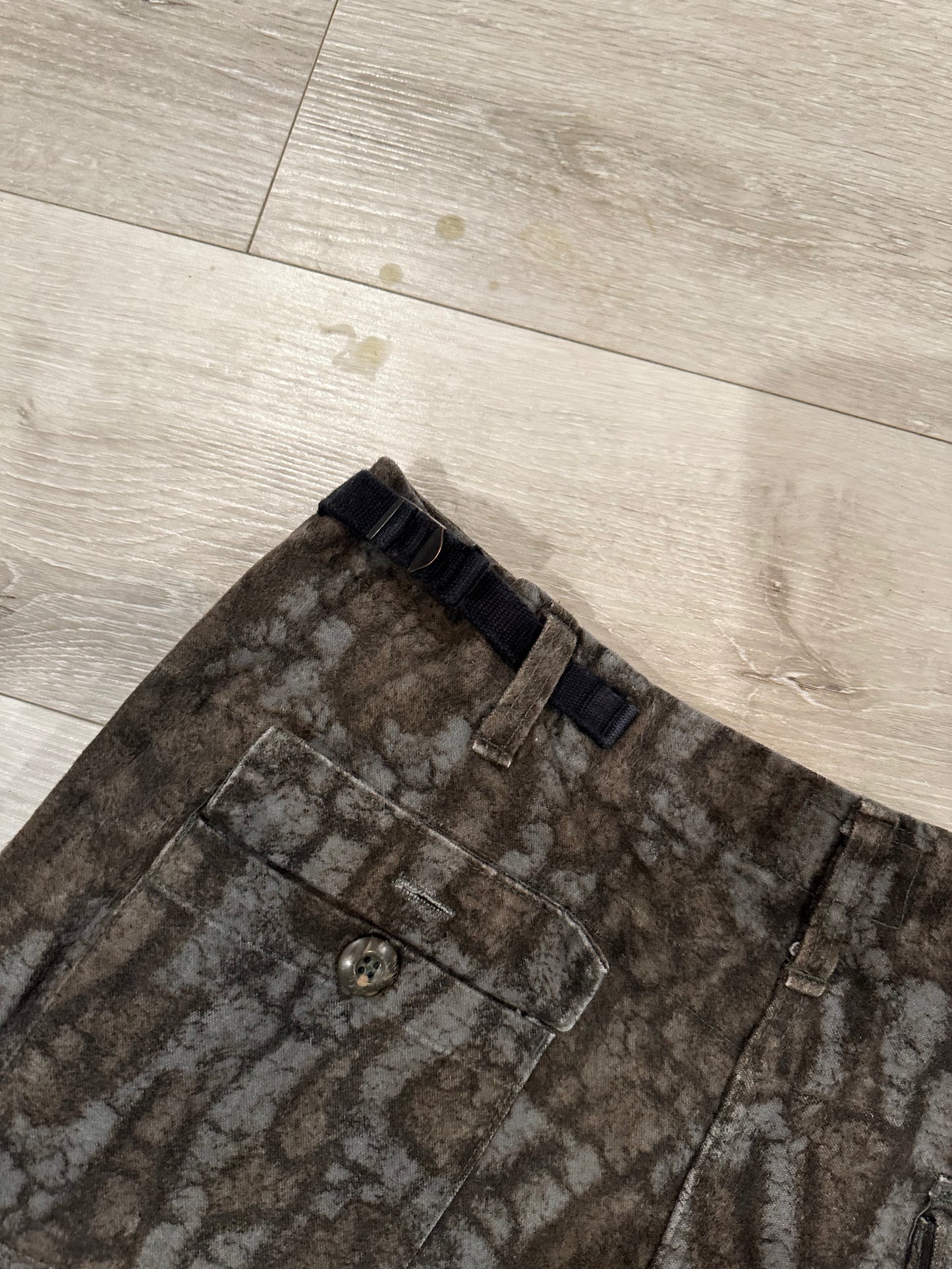 Baggy real tree camo cargo pants