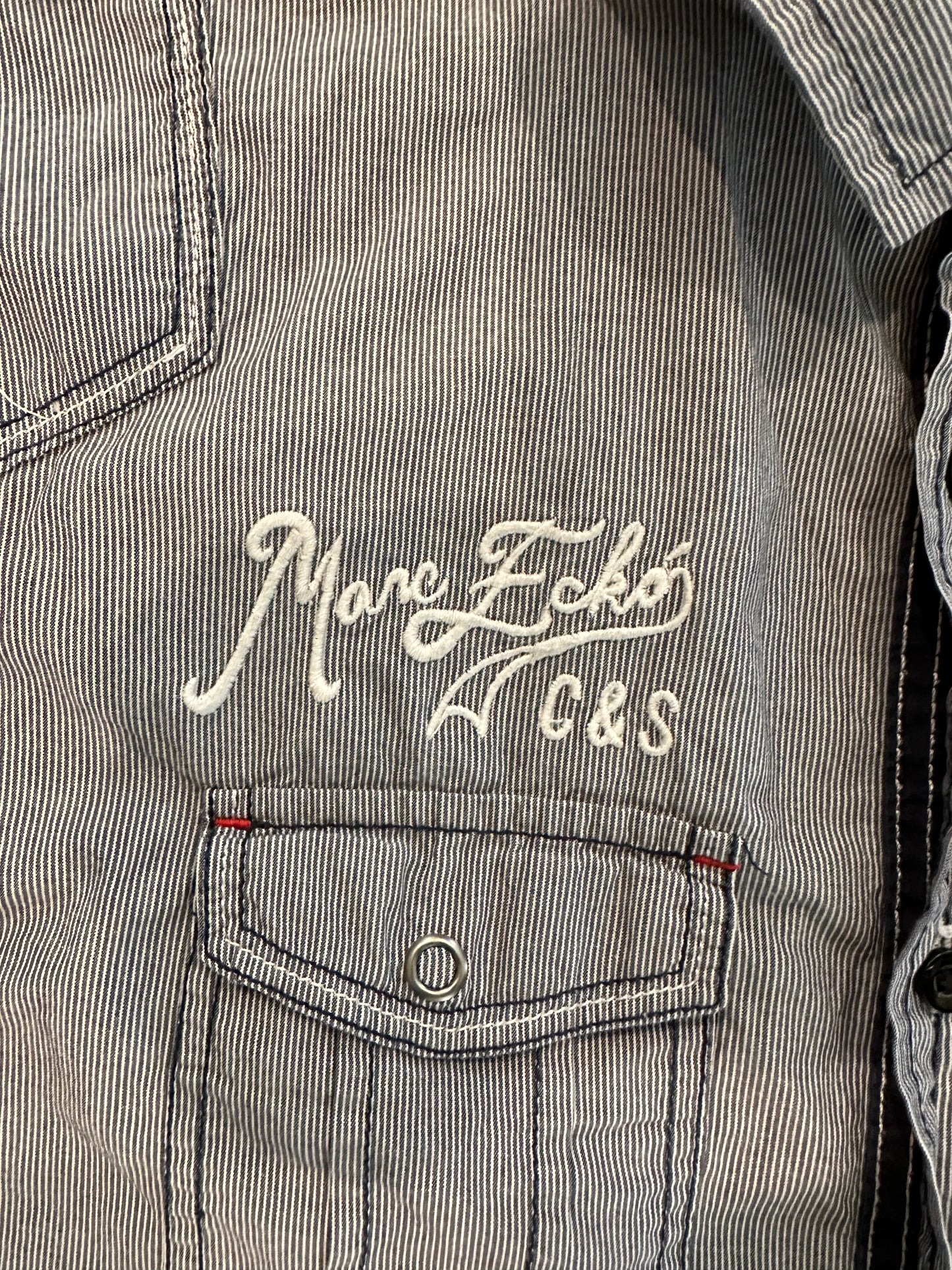 Ecko mechanic button up shirt Y2k