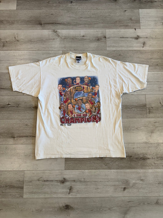 1998 Chicago bulls 6 time champion nba finals shirt