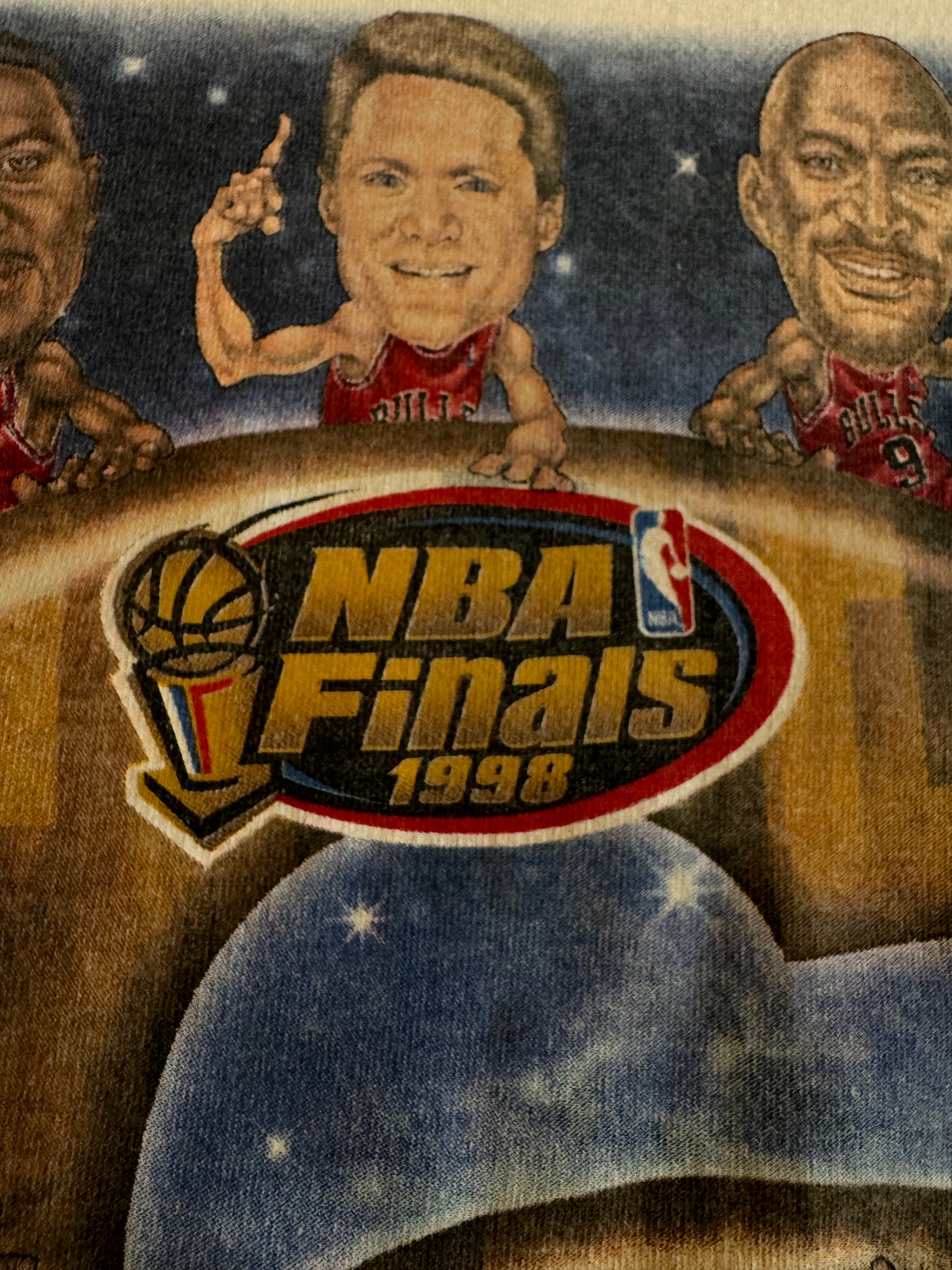 1998 Chicago bulls 6 time champion nba finals shirt