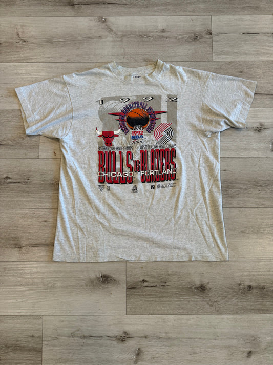 1992 Chicago bulls vs Portland trailblazers finals