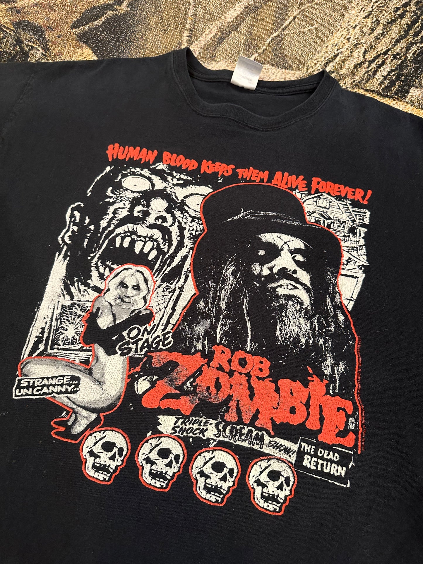‘09 Rob zombie 25 years tee
