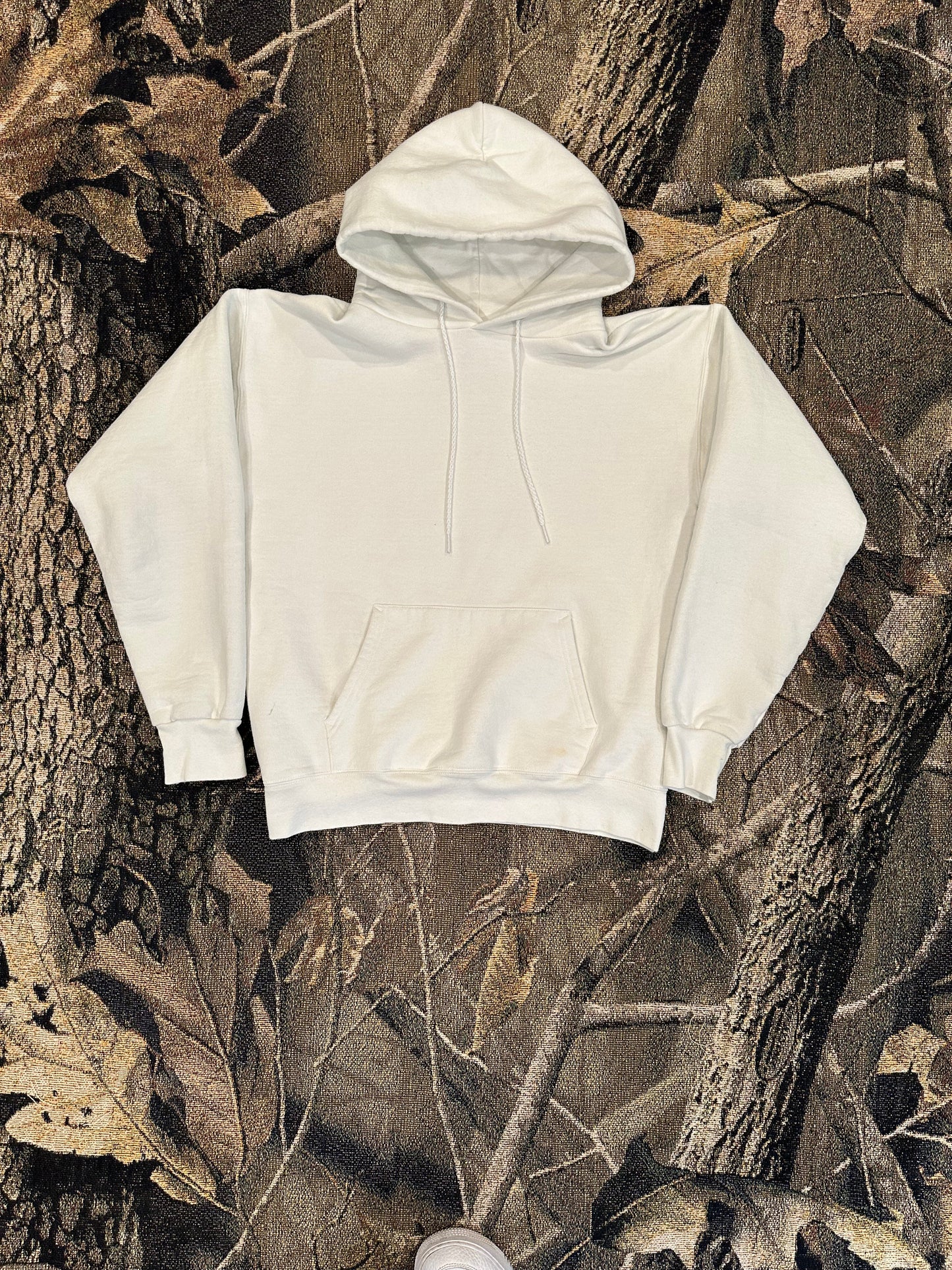 S Y2k blank white hoodie