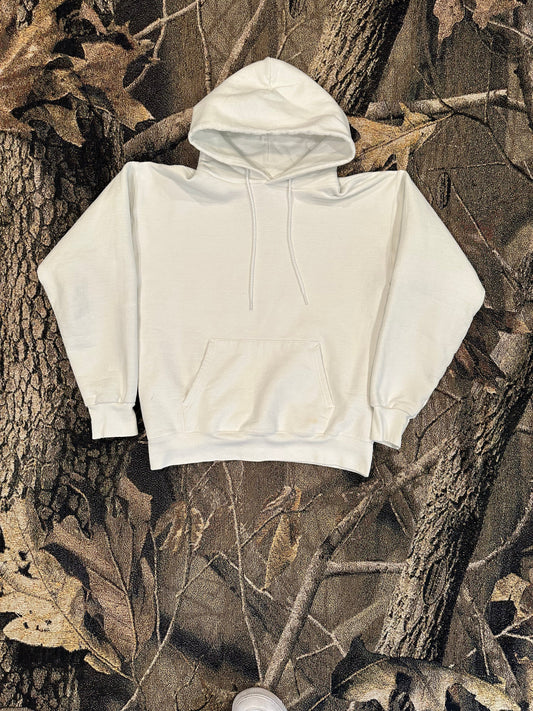S Y2k blank white hoodie