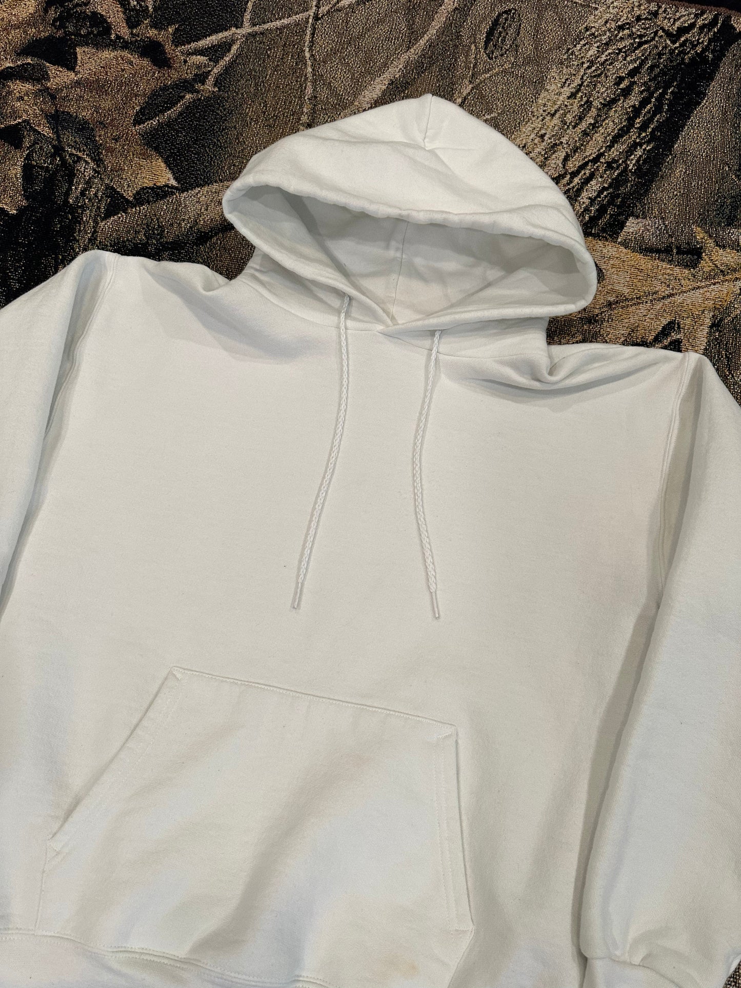 S Y2k blank white hoodie