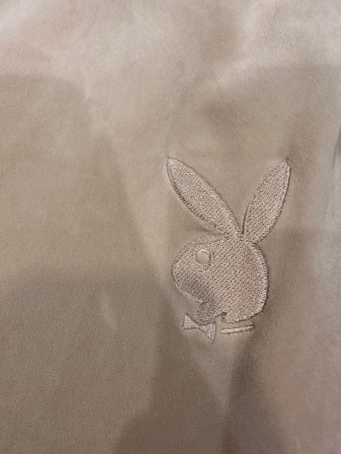 Baggy playboy velour sweatpants