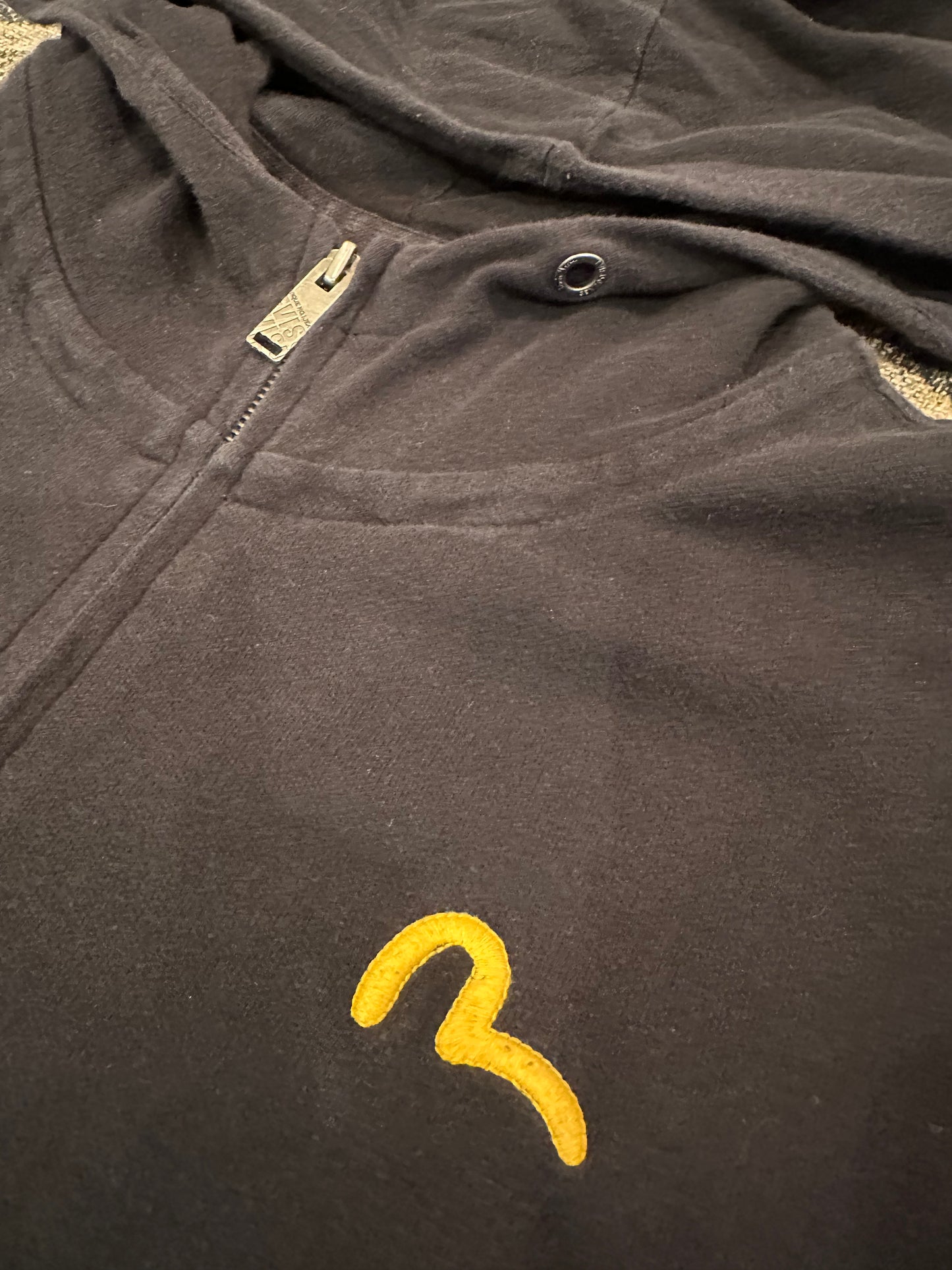 Evisu zip up hoodie