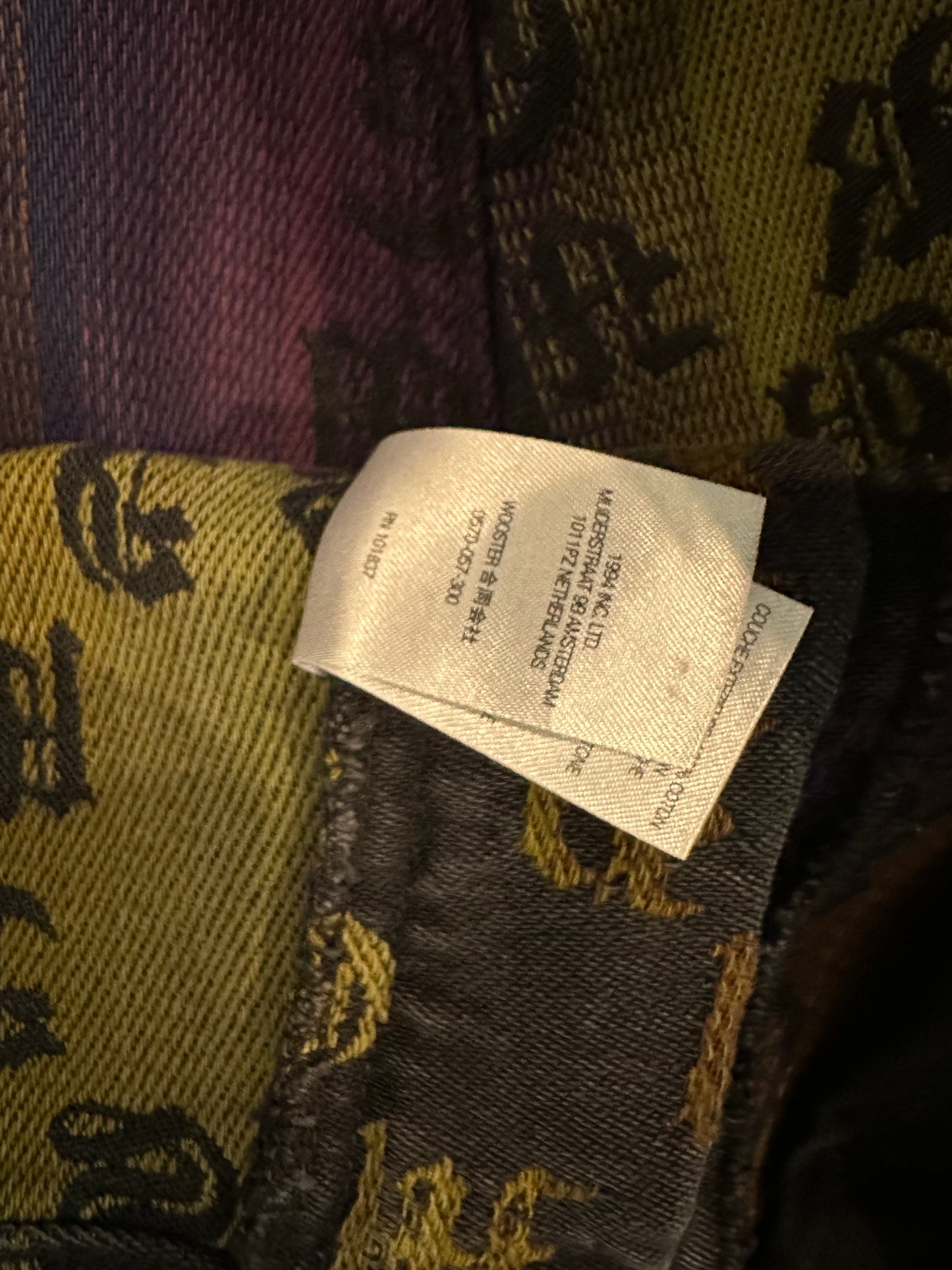 Rare Supreme Baggy Gradient Jacquard Denim Shorts Jorts
