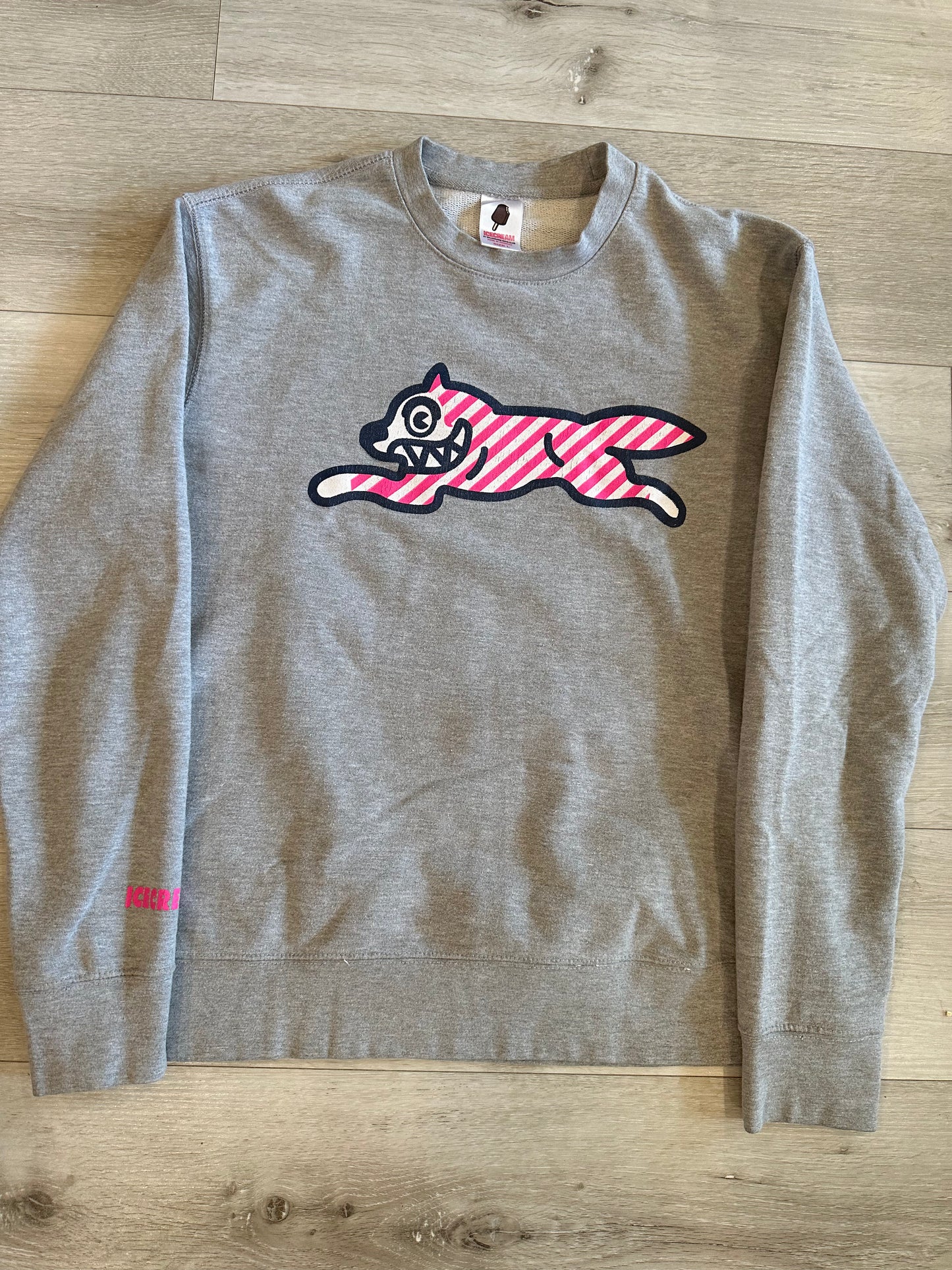 Y2k ice cream running dog sweatshirt