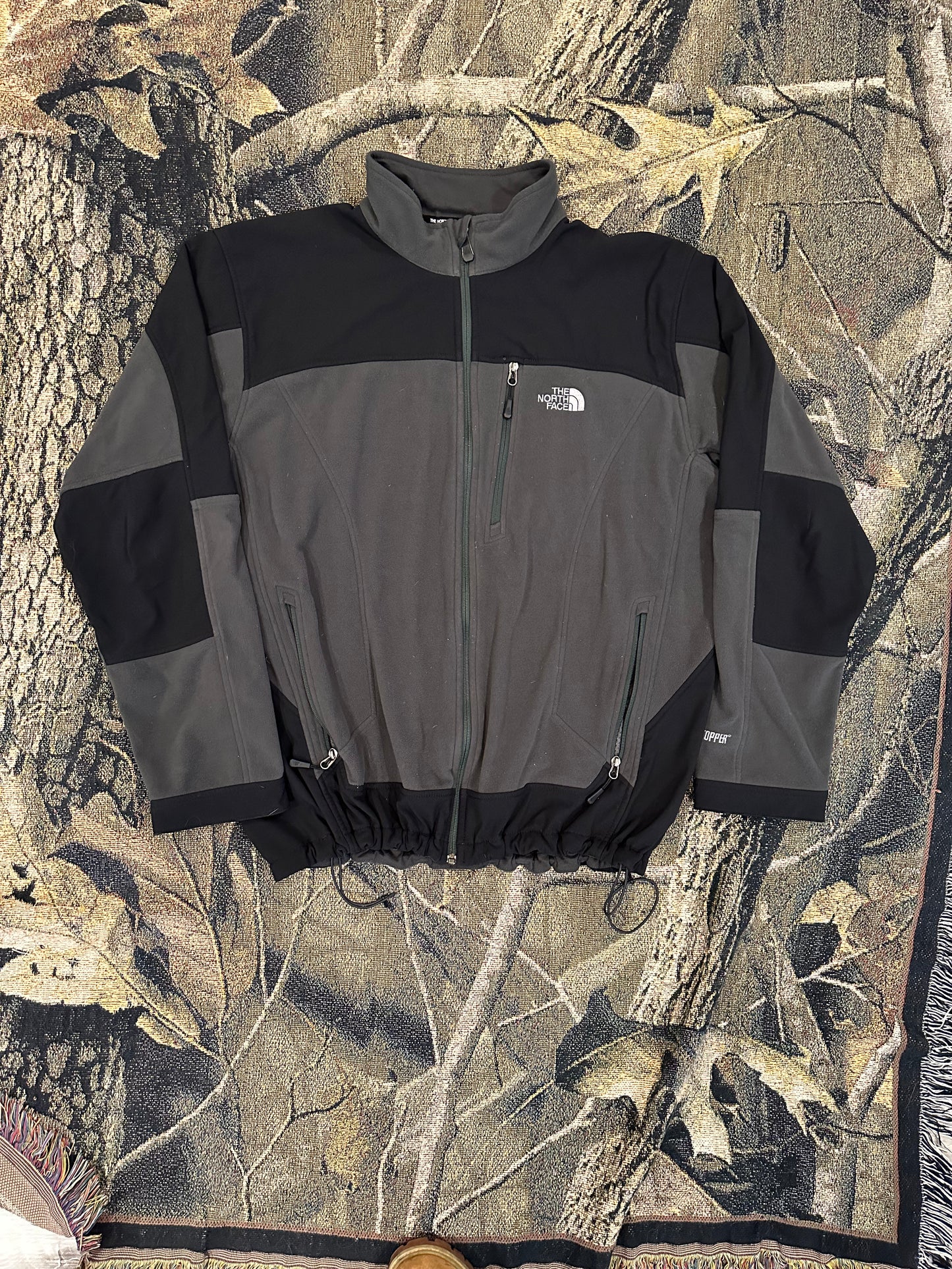 Fleece North face zip up jacket “windstopper”