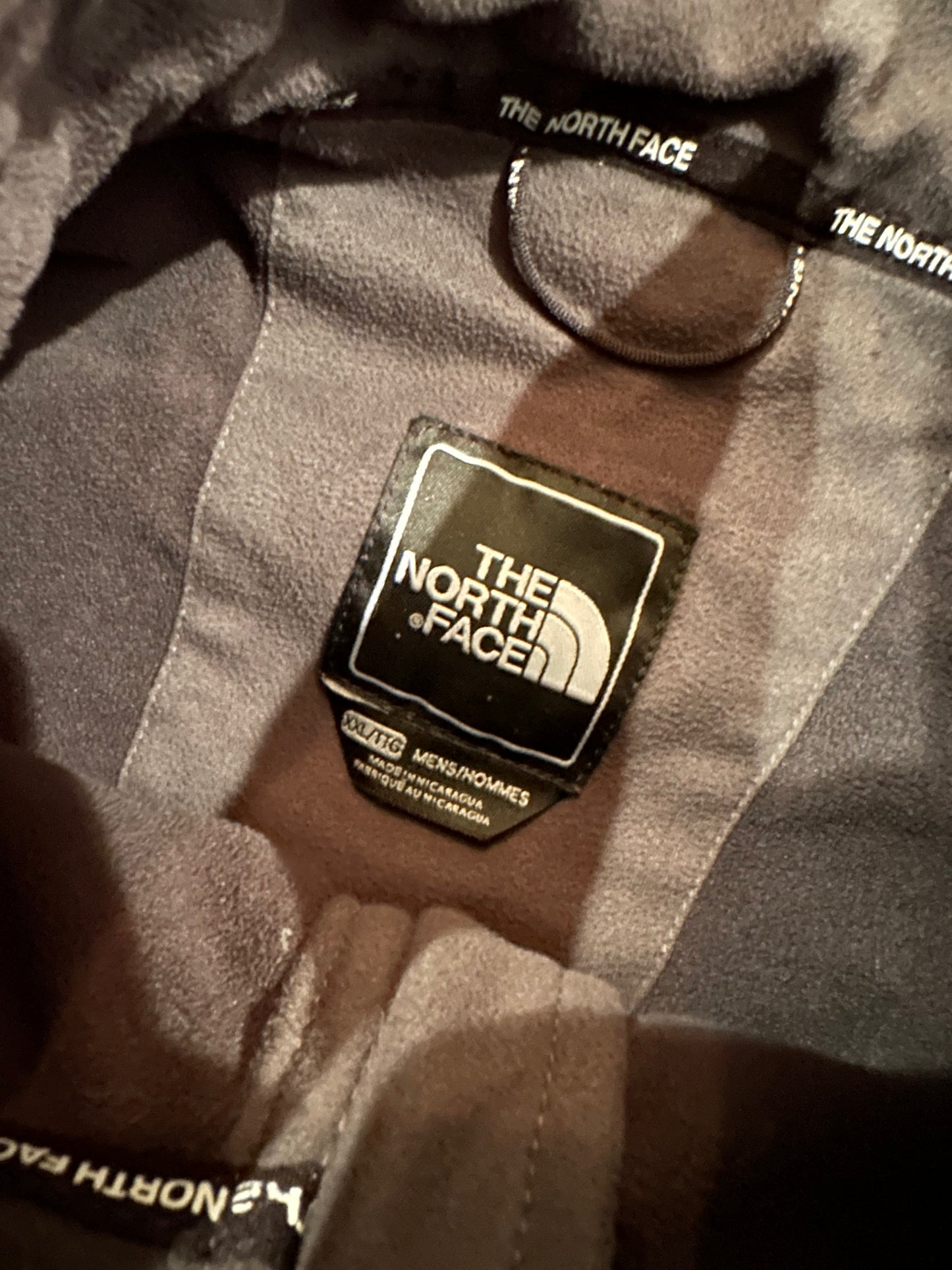 Fleece North face zip up jacket “windstopper”