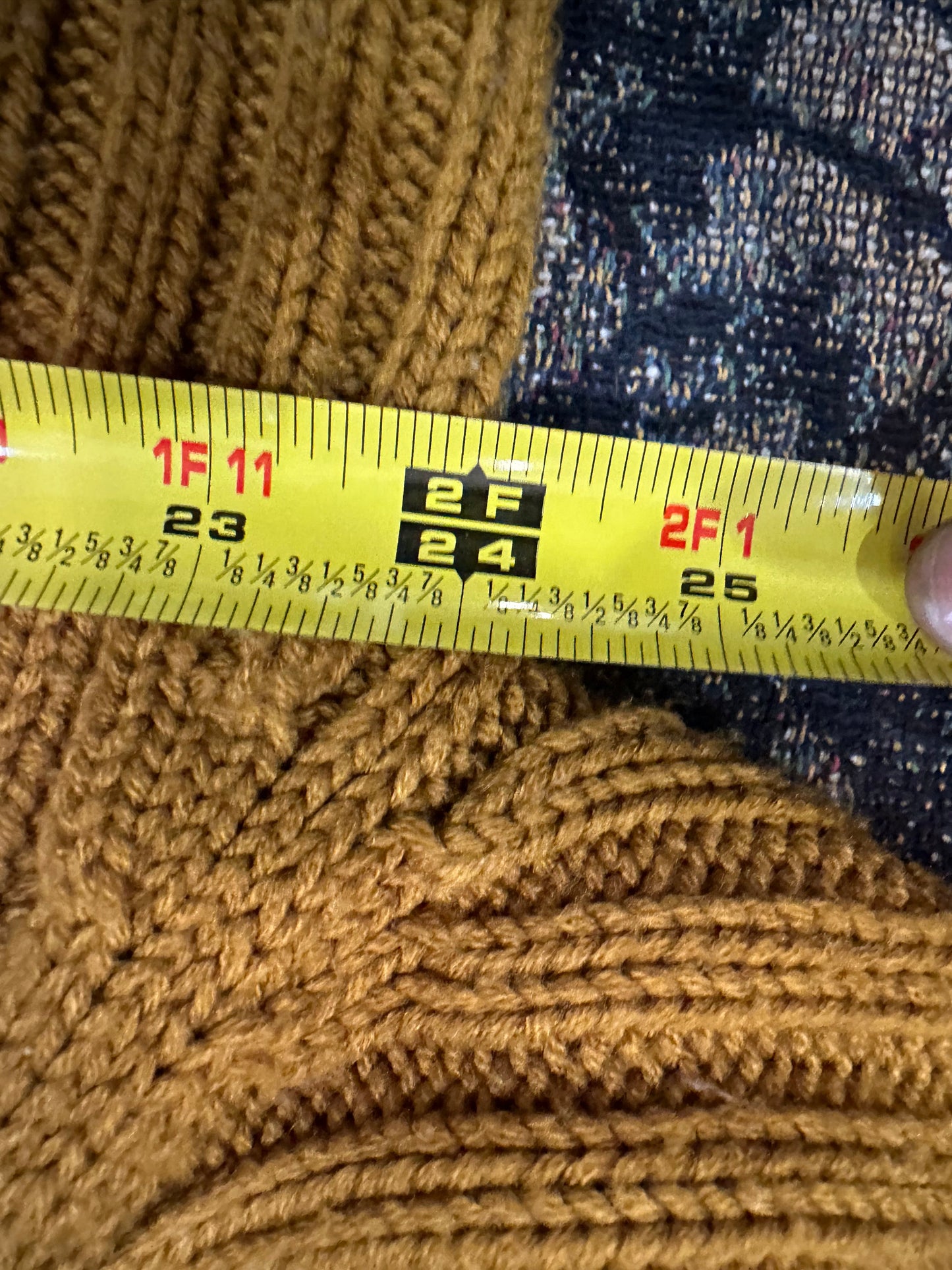 XL mock neck knitted sweater