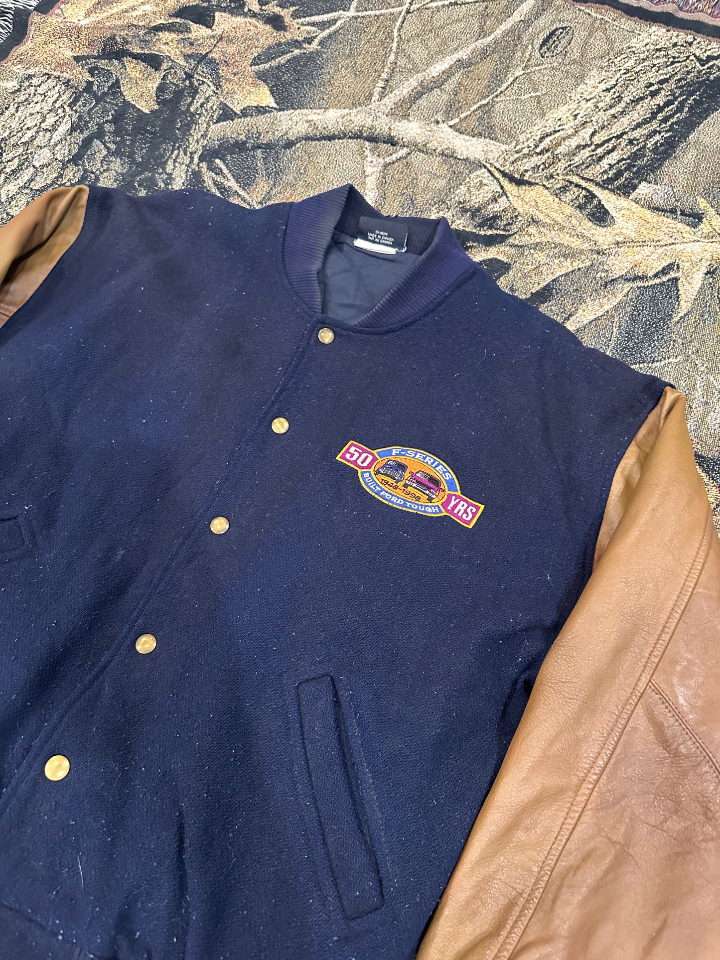 Vintage 1998 ford 50yr varsity jacket