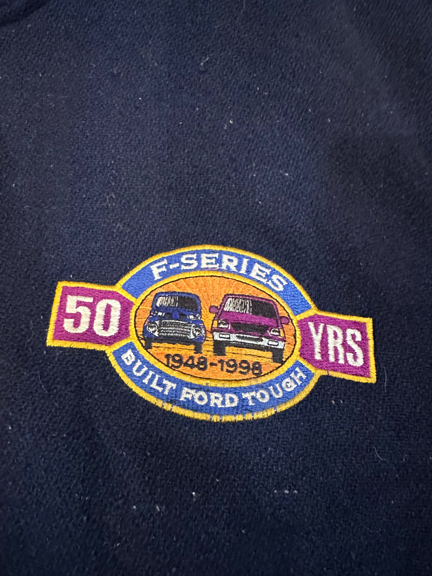 Vintage 1998 ford 50yr varsity jacket