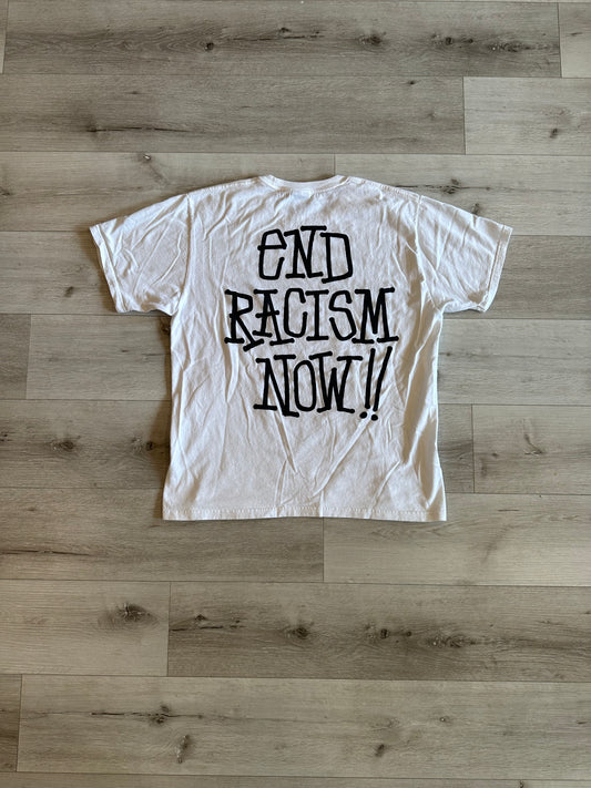 Stussy end racism now shirt