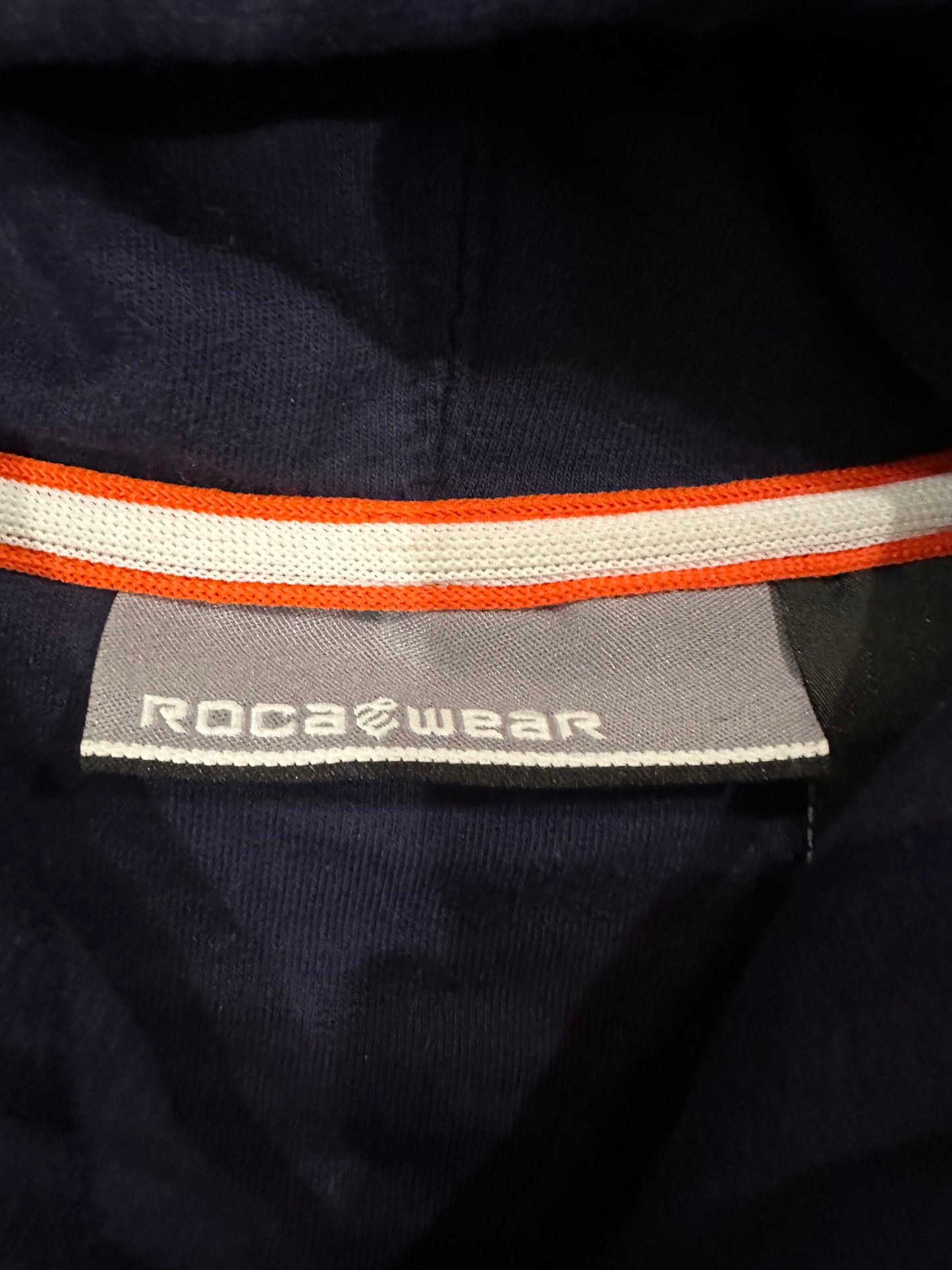 Early y2k roca wear zip up hoodie
