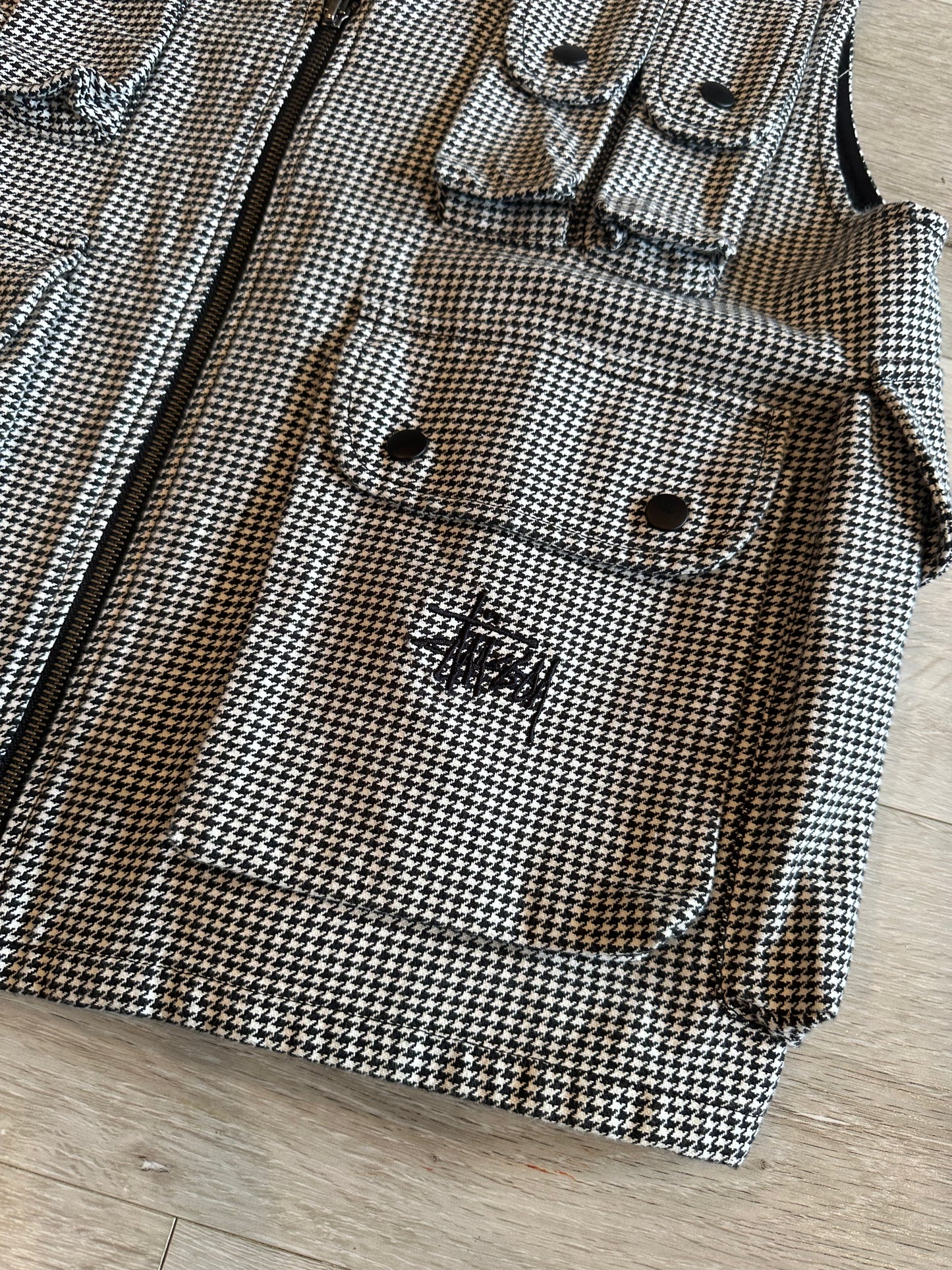 Stussy houndstooth vest