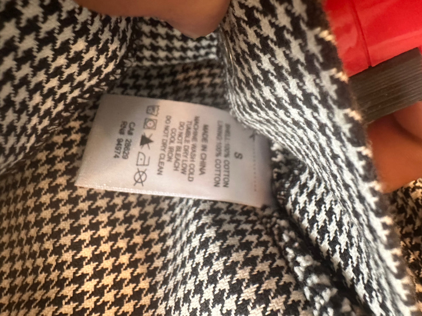 Stussy houndstooth vest