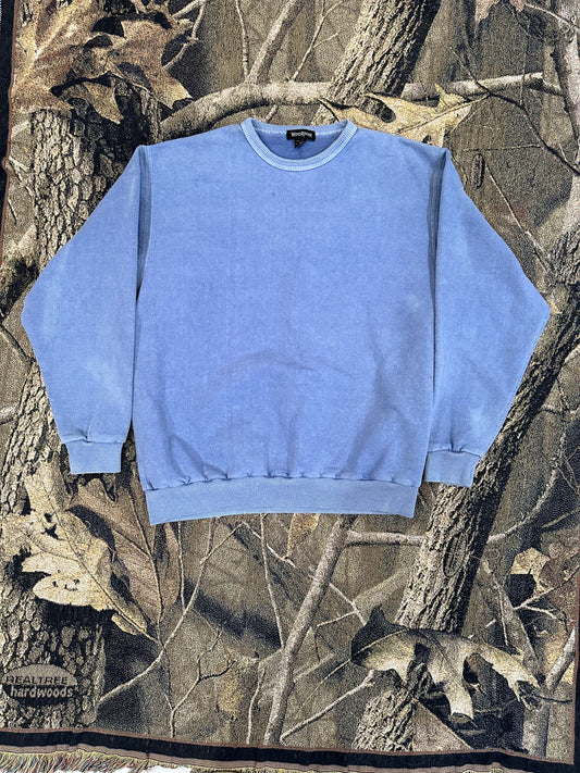 faded pastel blue sweatshirt