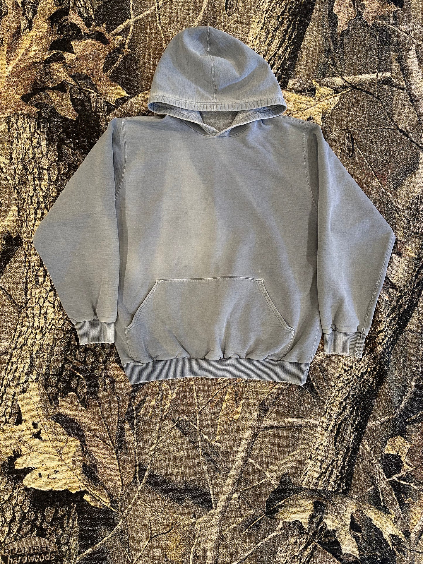 Faded & distressed hoodie