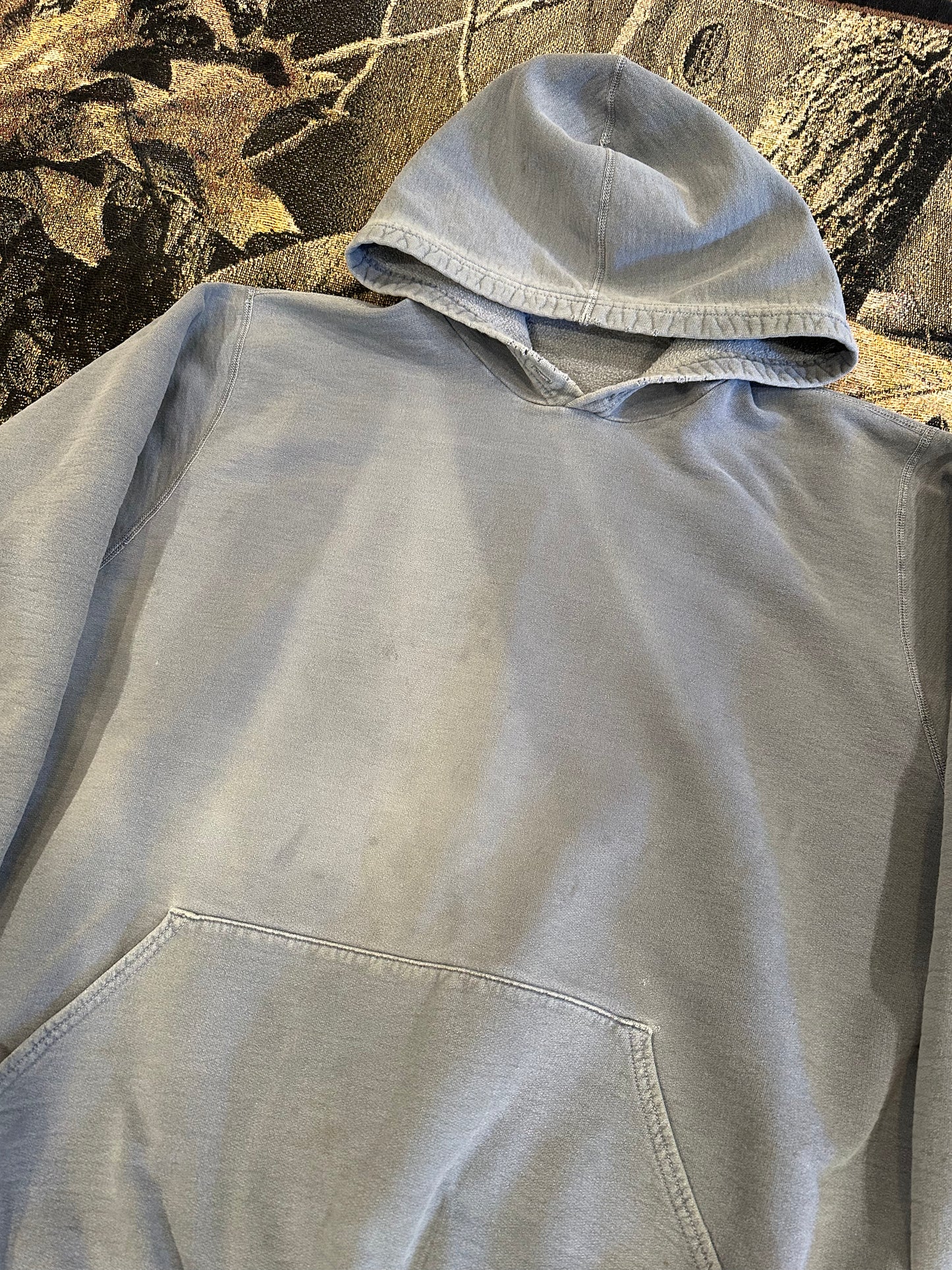 Faded & distressed hoodie