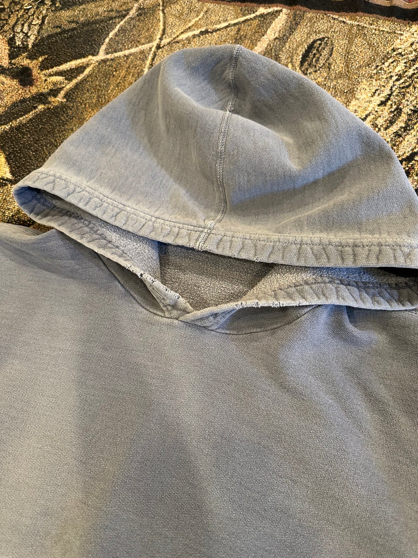 Faded & distressed hoodie