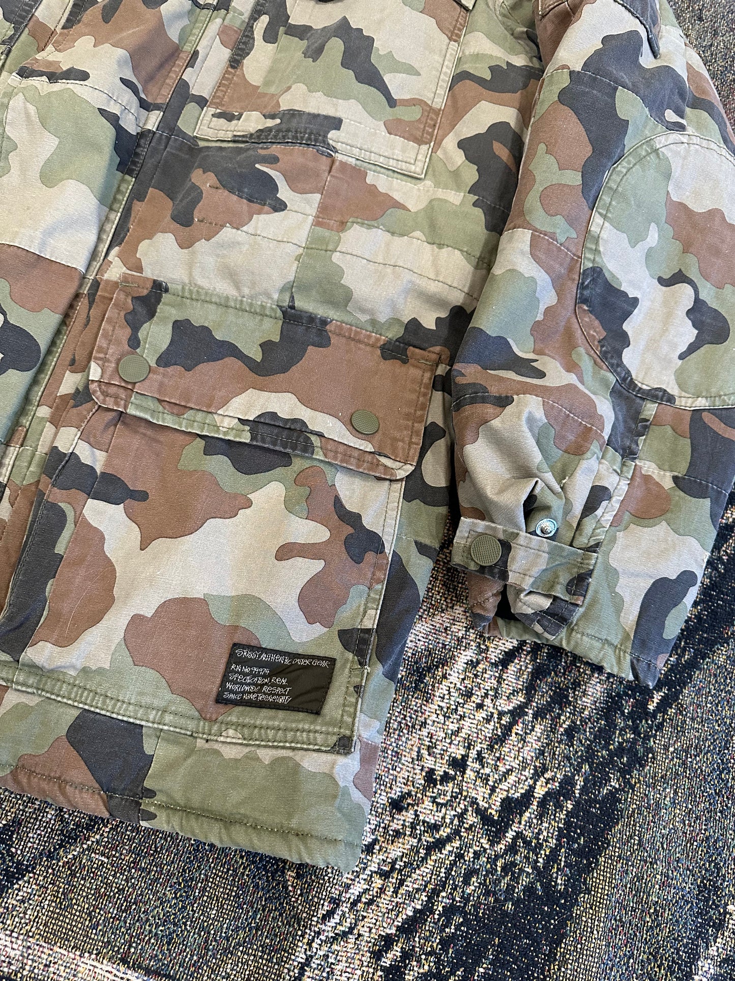 (XL) Stussy outer gear military jacket