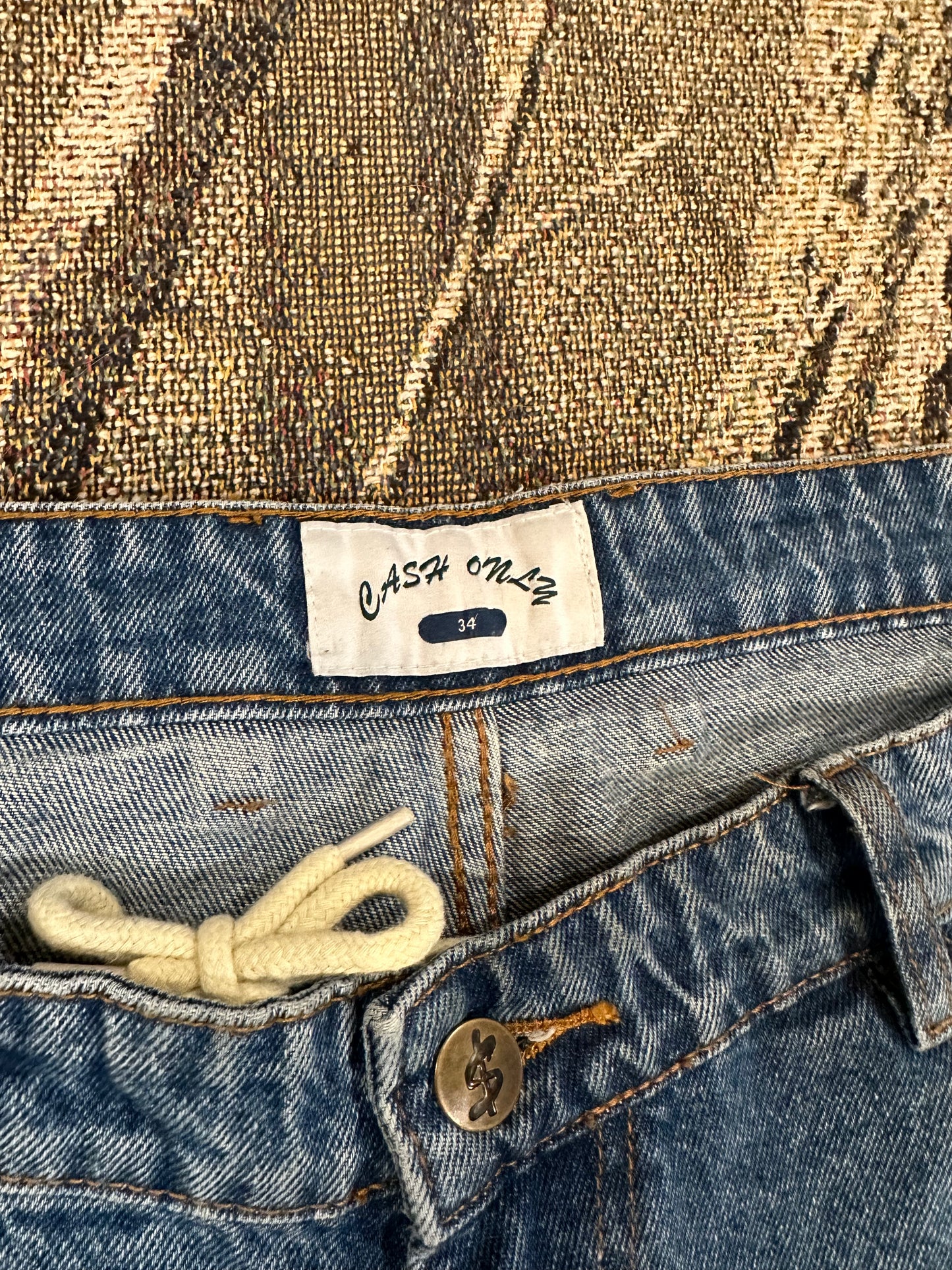 OG cash only denim baggy jeans