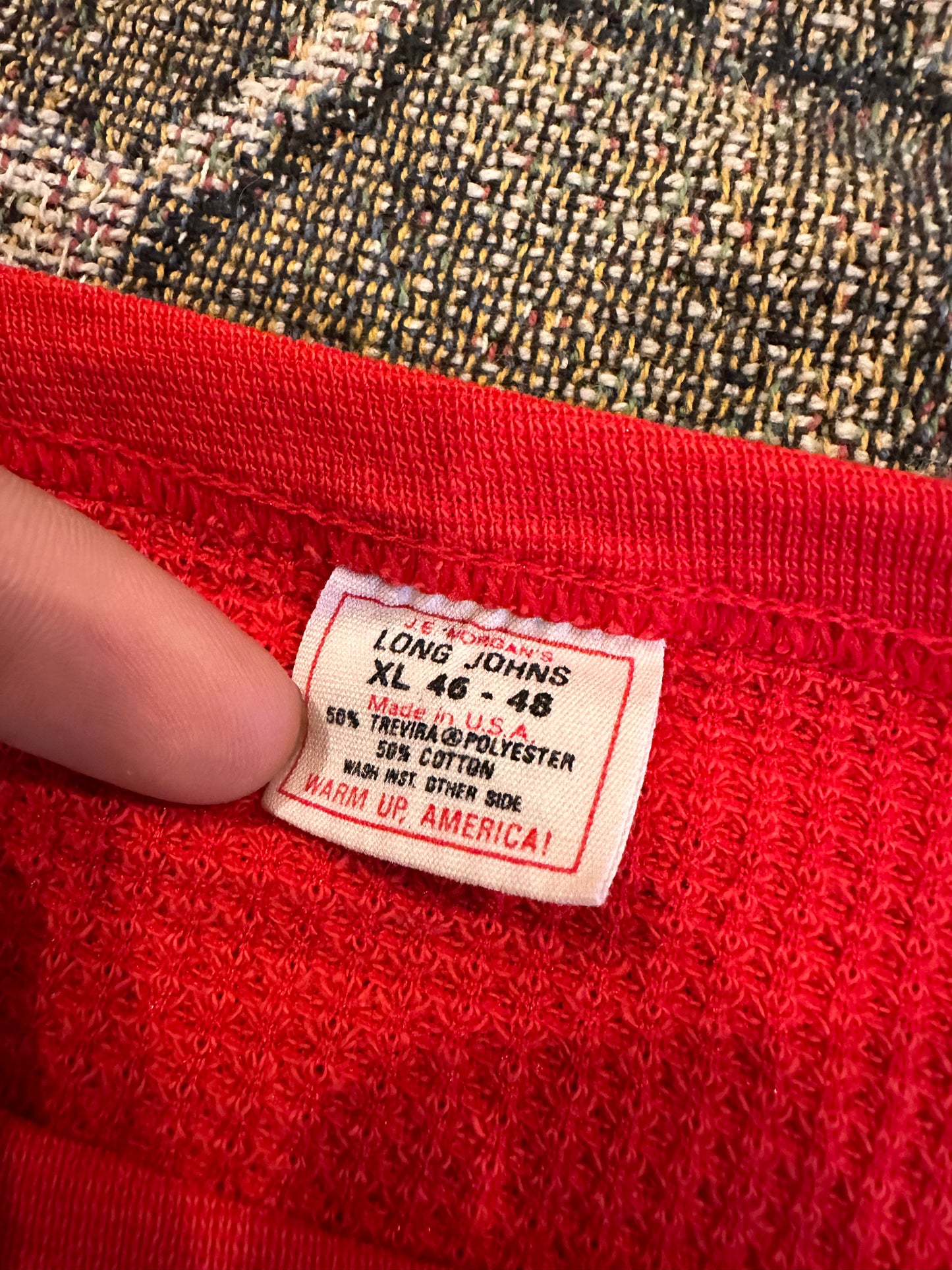 VINTAGE thermal waffle longsleeve