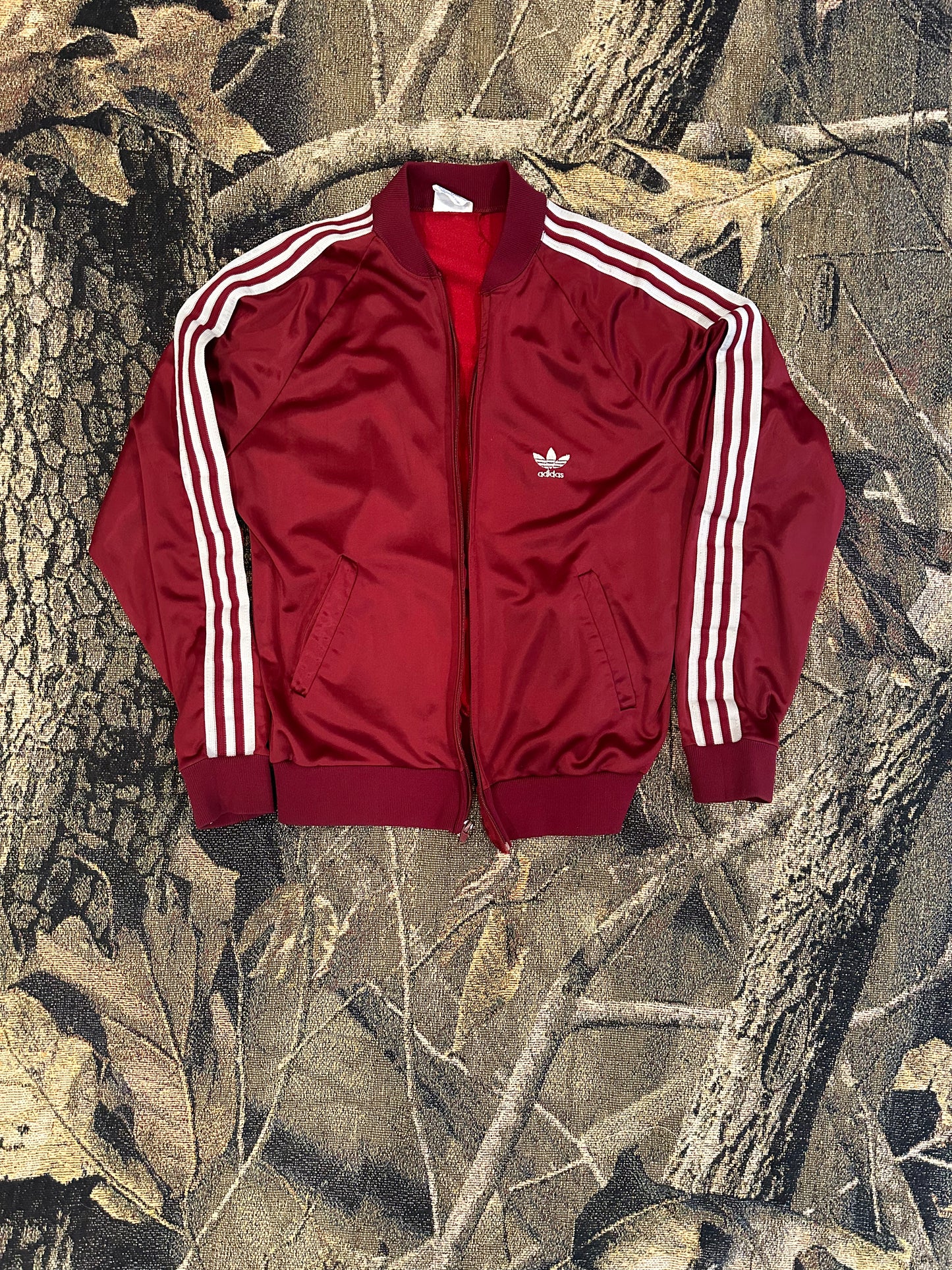 vintage 1980s adidas atp keyrolan track jacket (broken zipper)