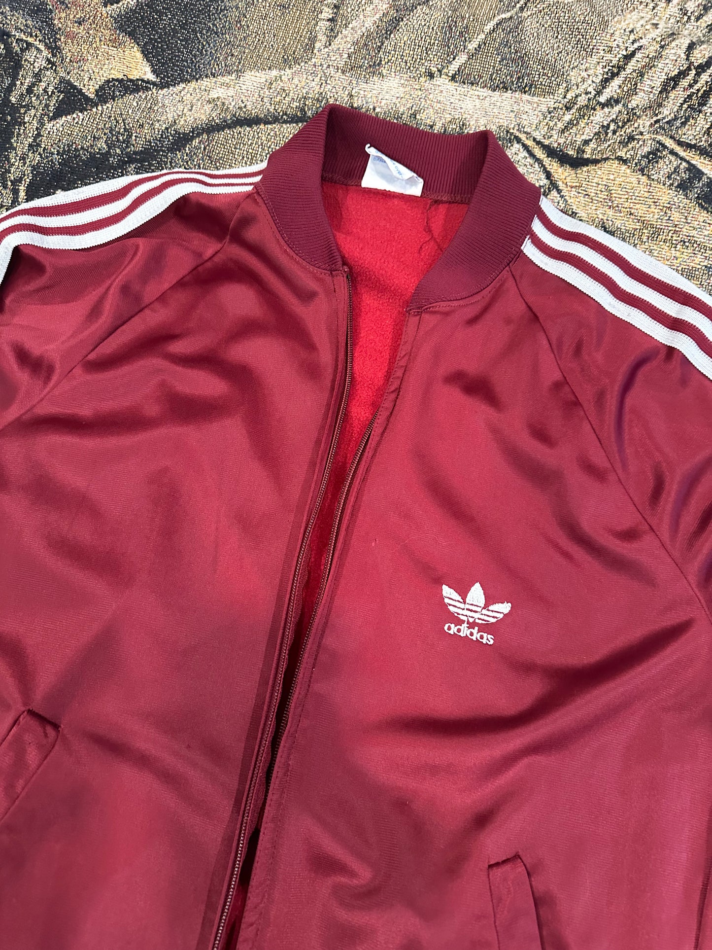 vintage 1980s adidas atp keyrolan track jacket (broken zipper)