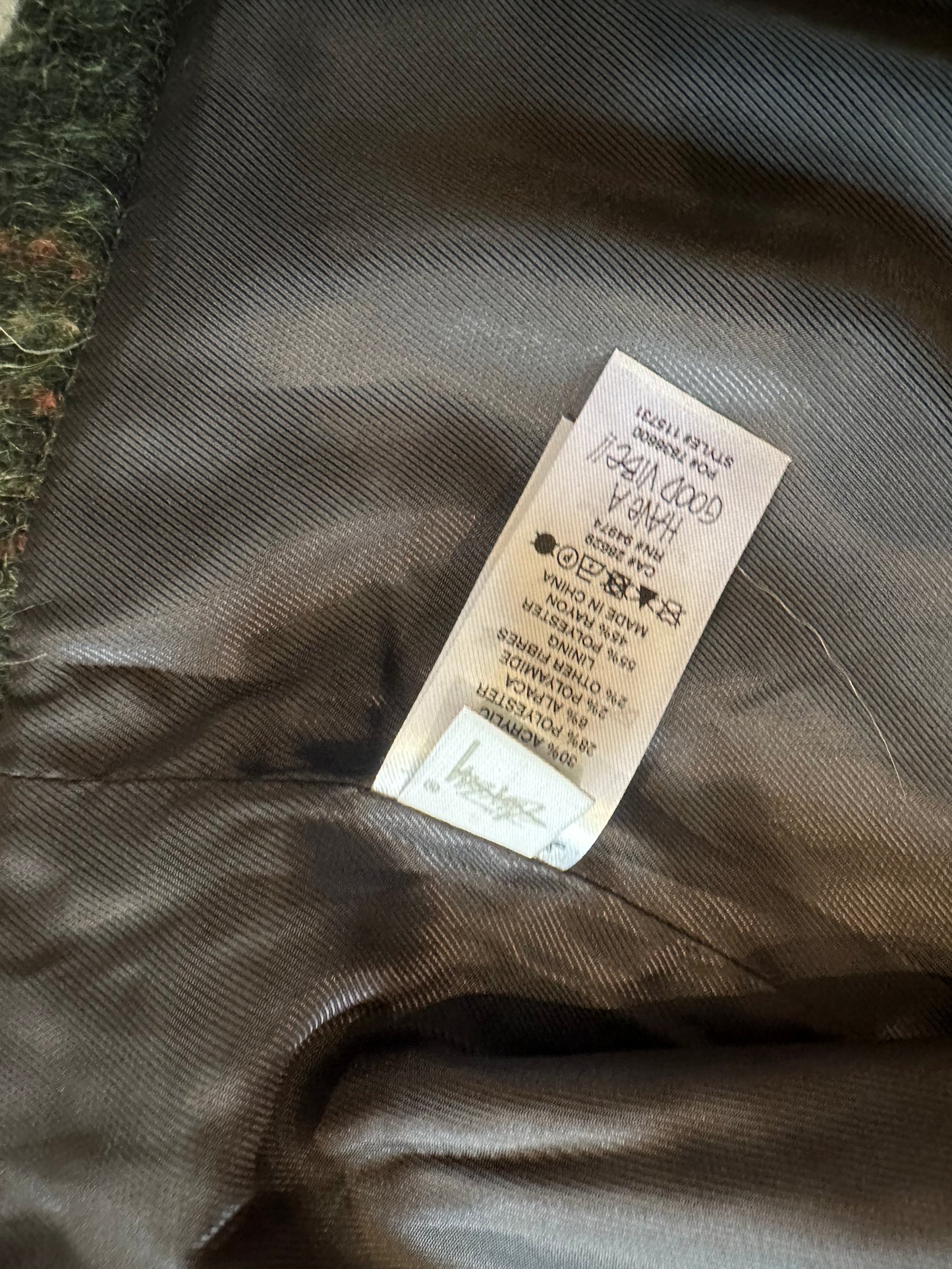STUSSY zip up FLANNEL jacket