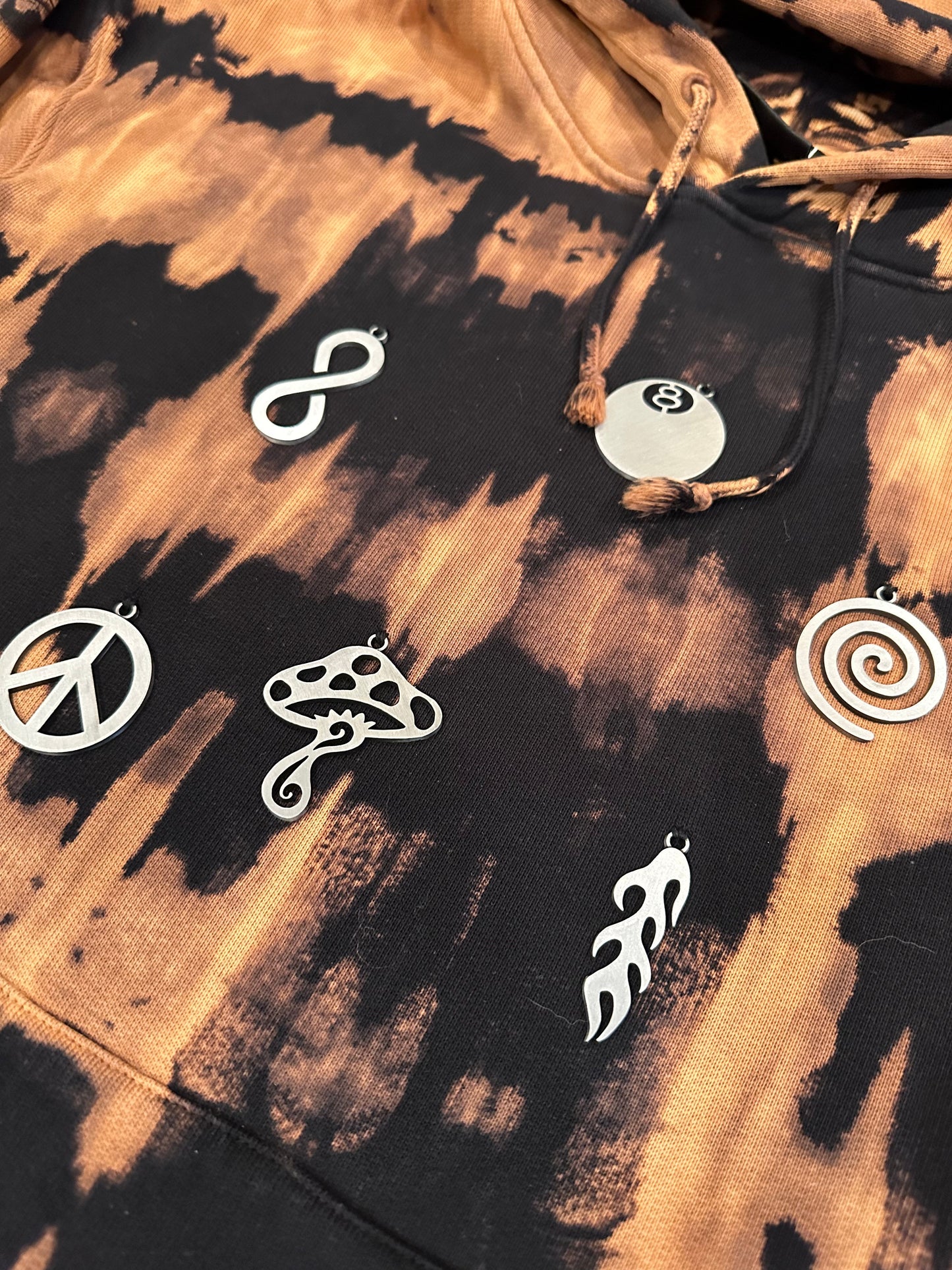 (L) Stussy X Dries Van Noten hoodie ($600-$700 online)