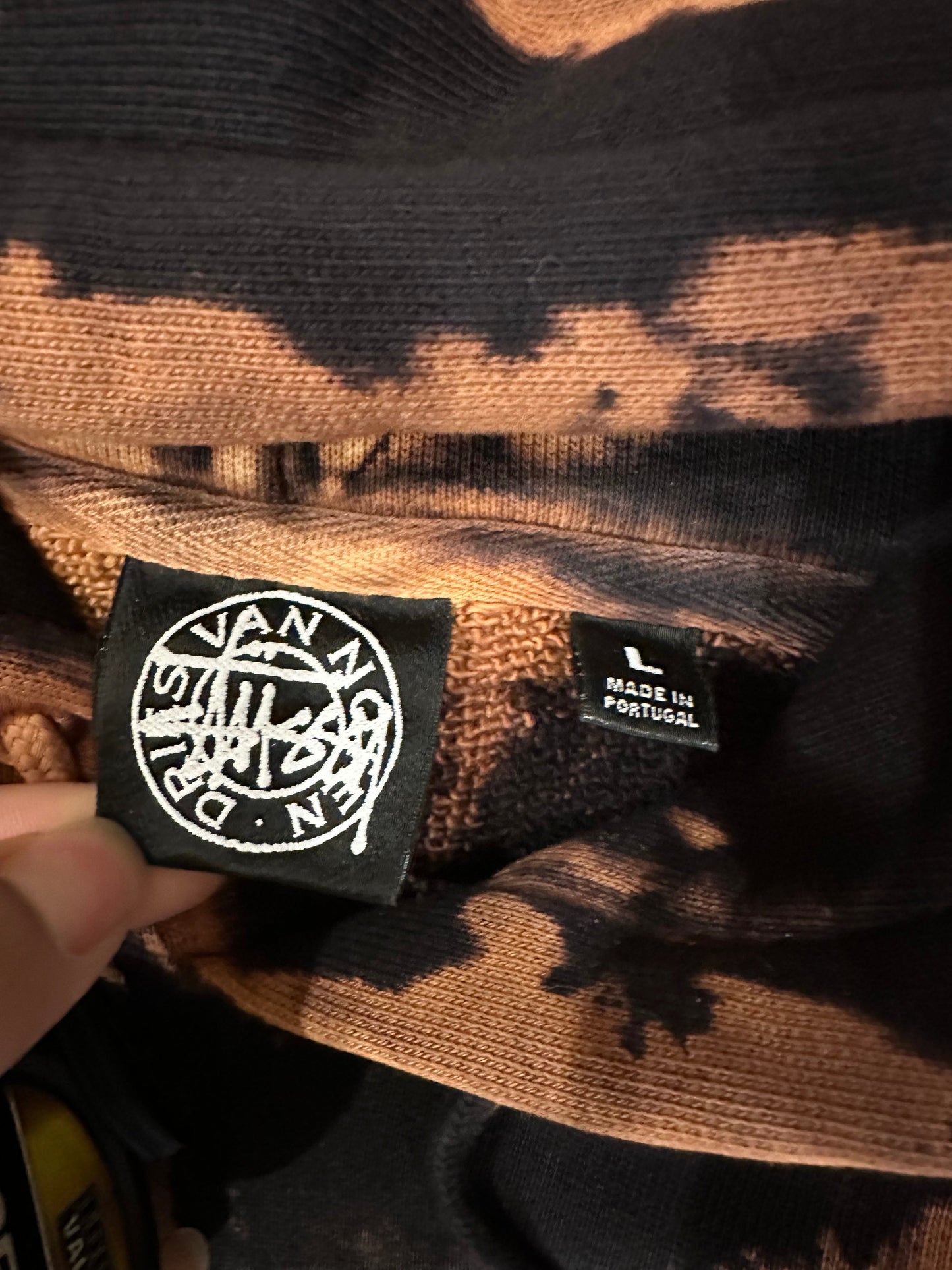 (L) Stussy X Dries Van Noten hoodie ($600-$700 online)