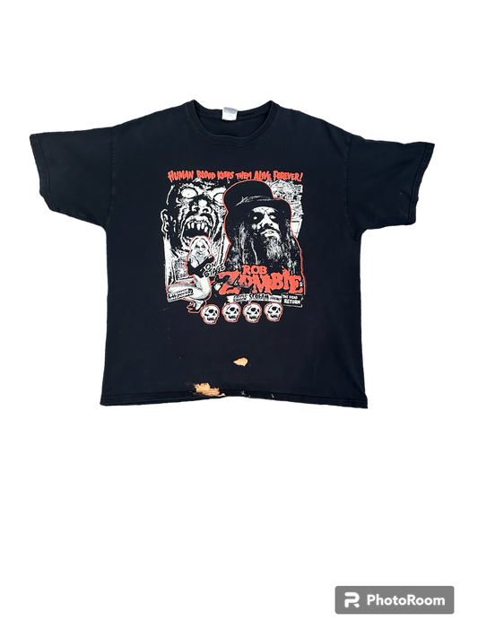 ‘09 Rob zombie 25 years tee