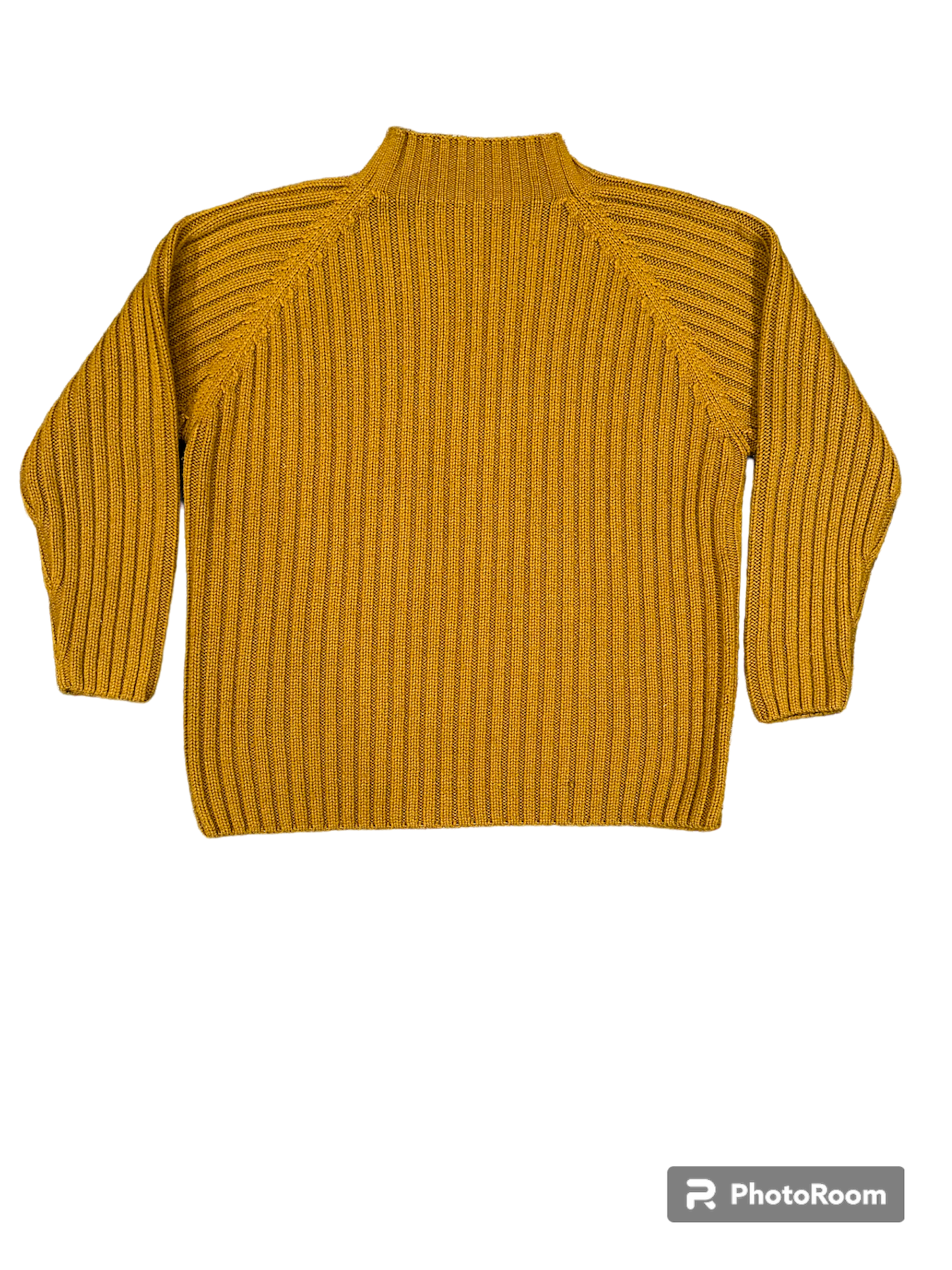 XL mock neck knitted sweater