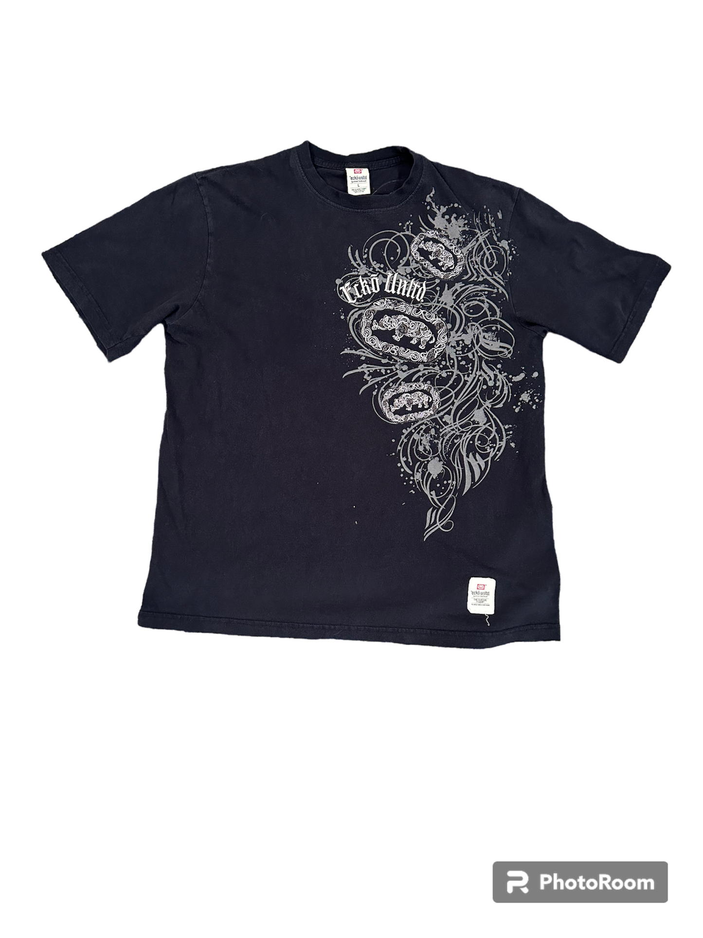 Y2k ecko affliction style shirt