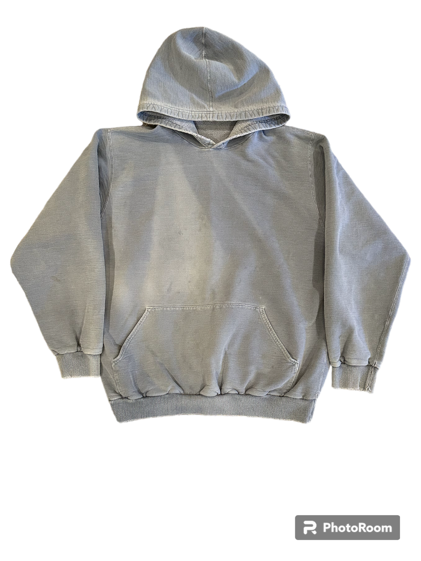 Faded & distressed hoodie
