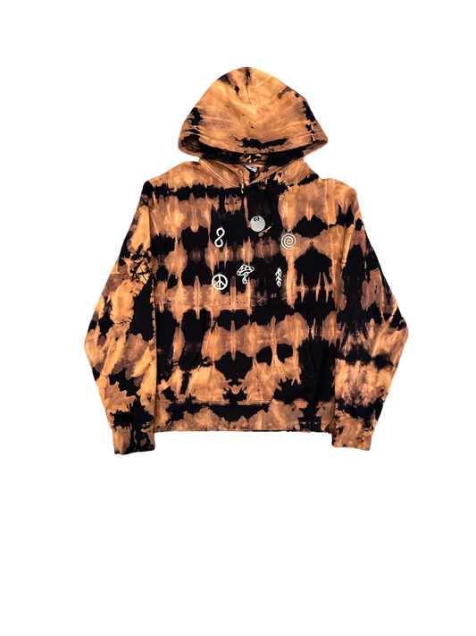 (L) Stussy X Dries Van Noten hoodie ($600-$700 online)