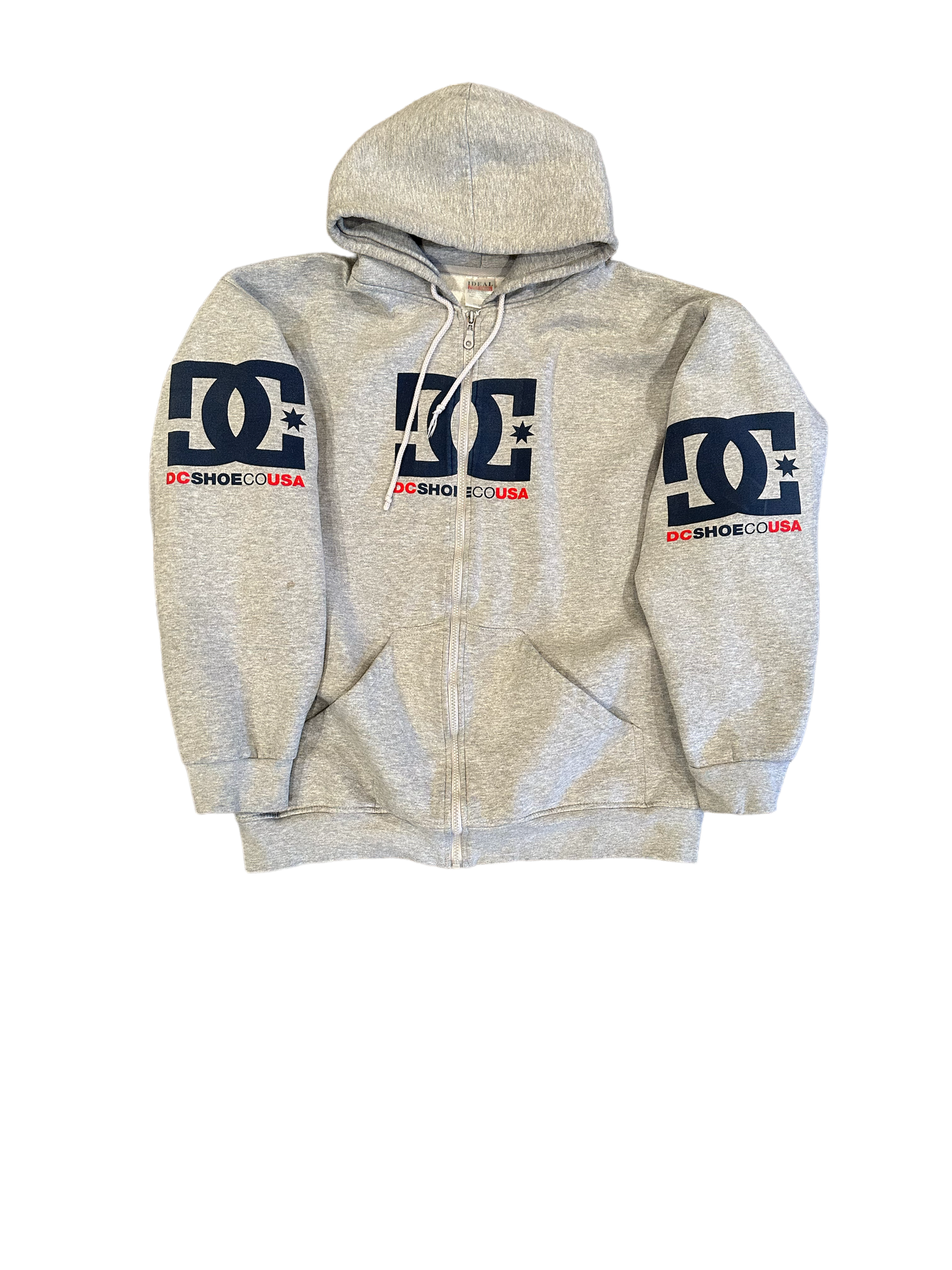 DC shoe co USA zip up hoodie